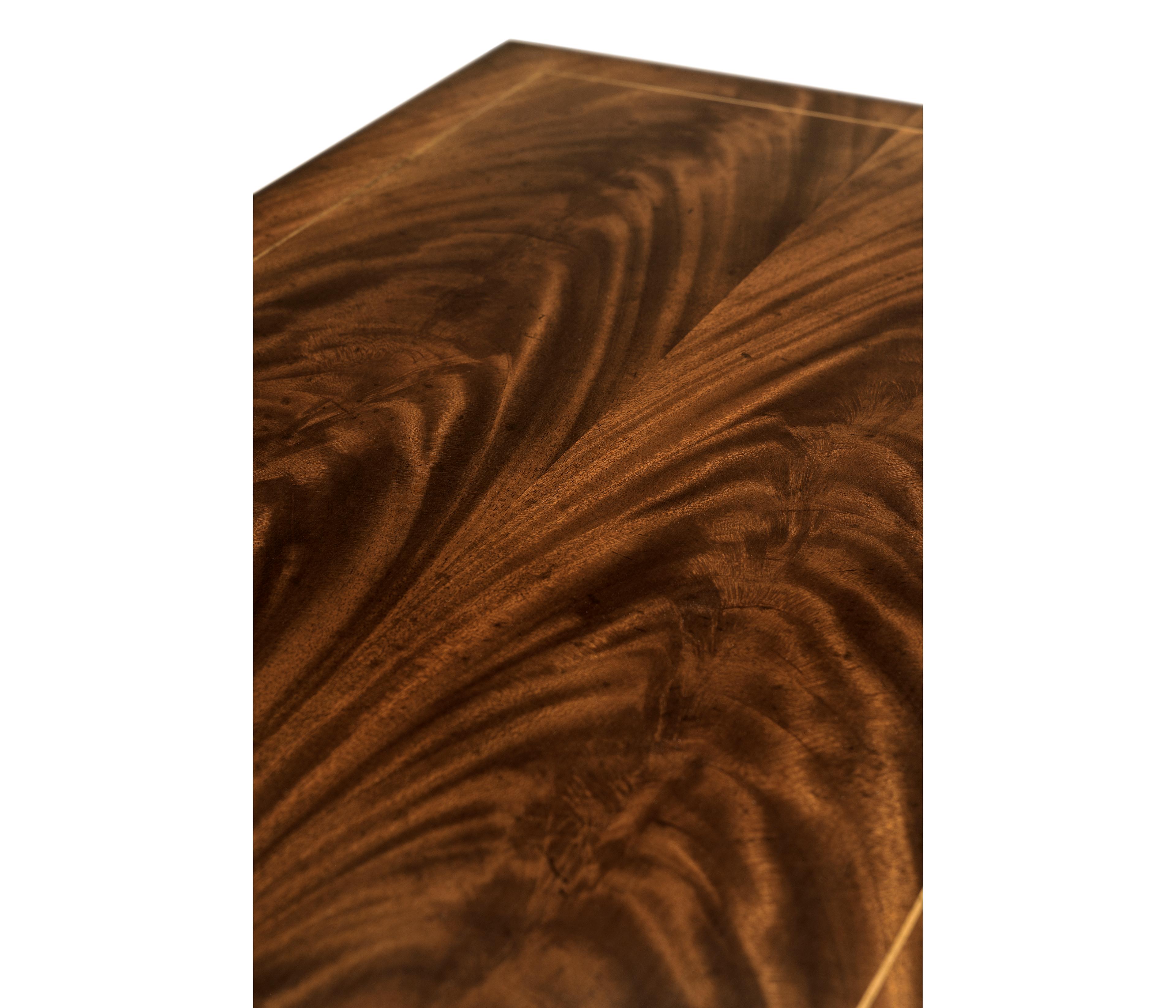 Jonathan Charles Buckingham Acacia Wood Antique Mahogany Sideboard