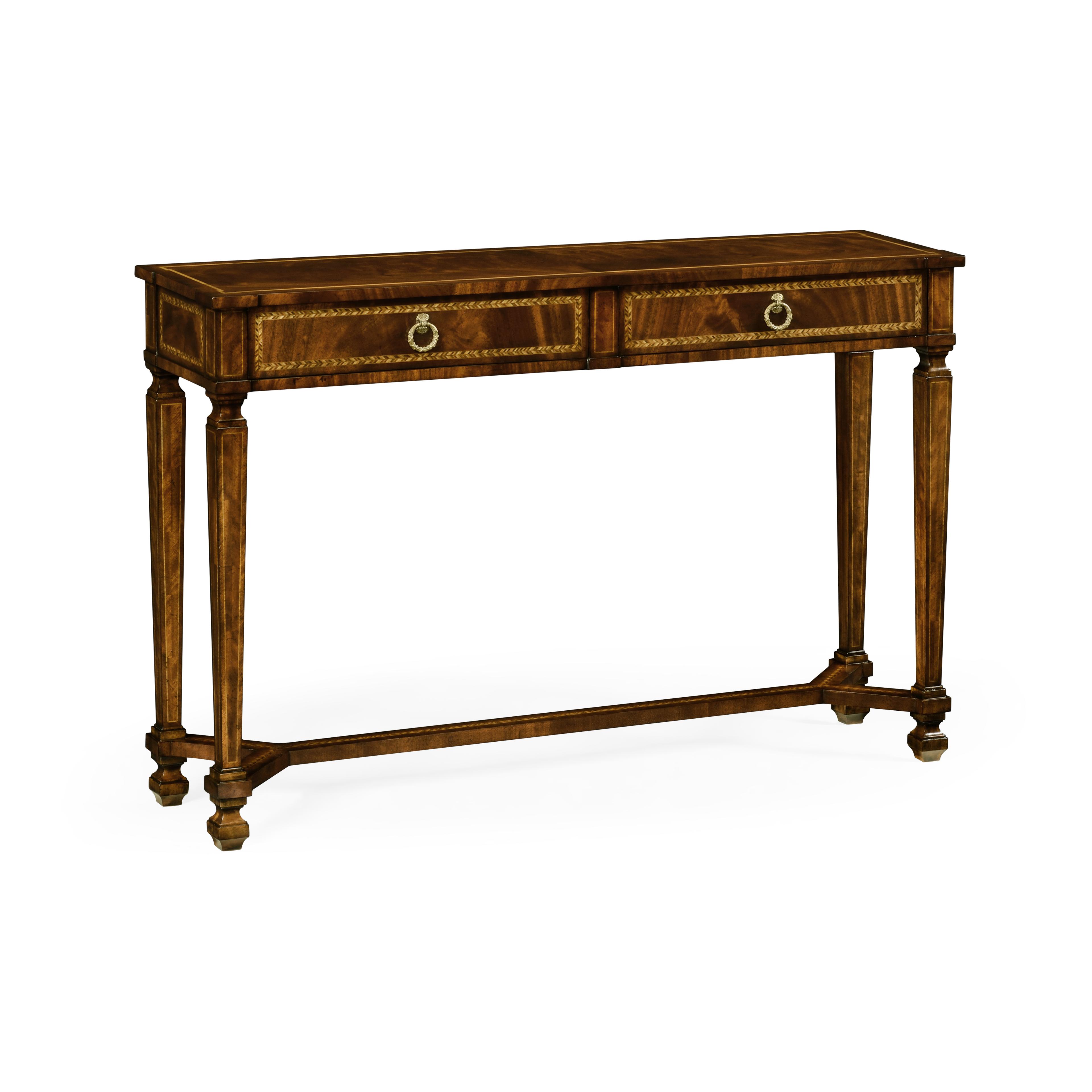 Jonathan Charles Jc Traditional Rectangular Wood Antique Mahogany Console Table