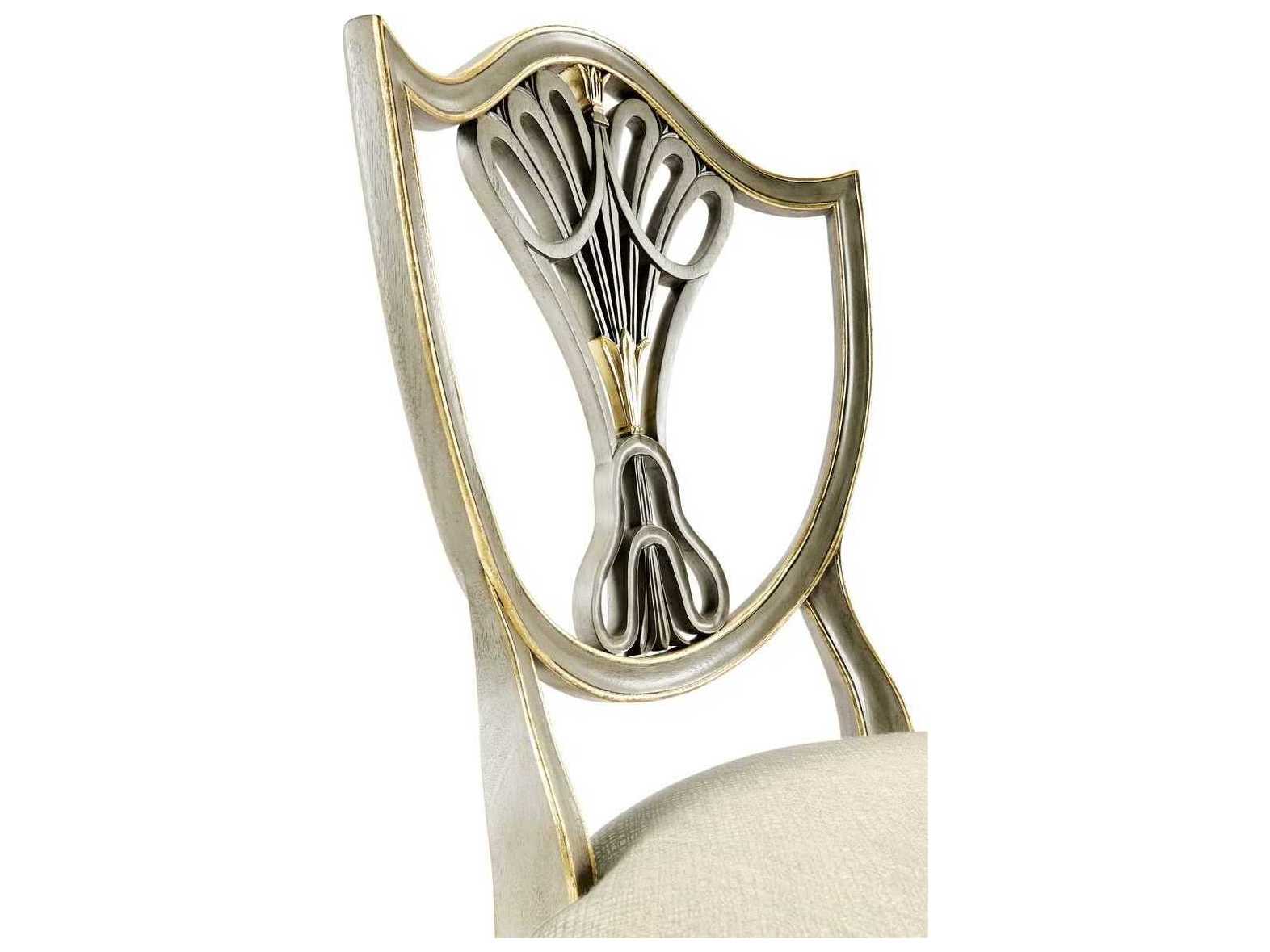 Jonathan Charles Buckingham Gray Upholstered Side Dining Chair