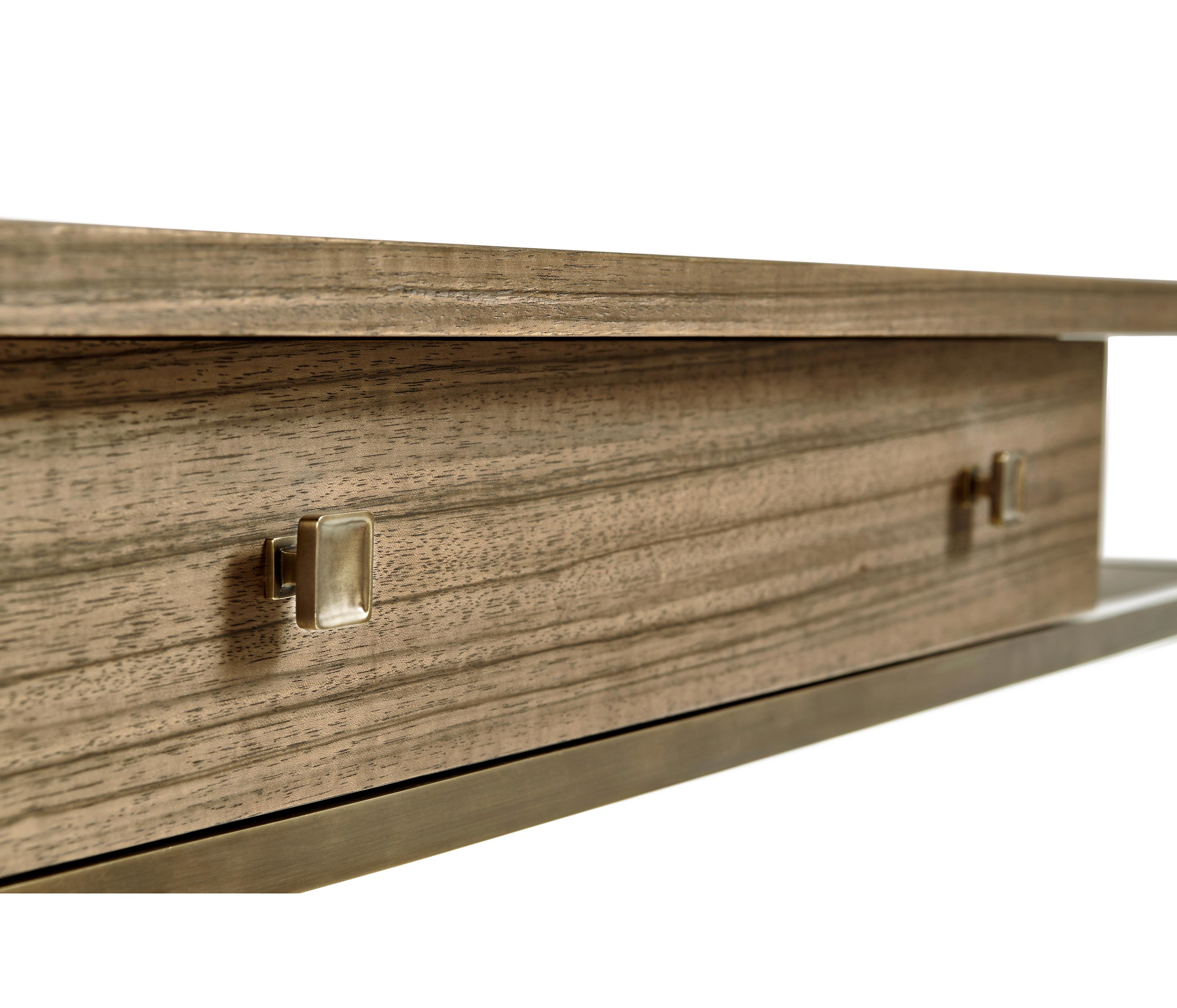 Jonathan Charles Hamilton Golden Amber Brown Secretary Desk