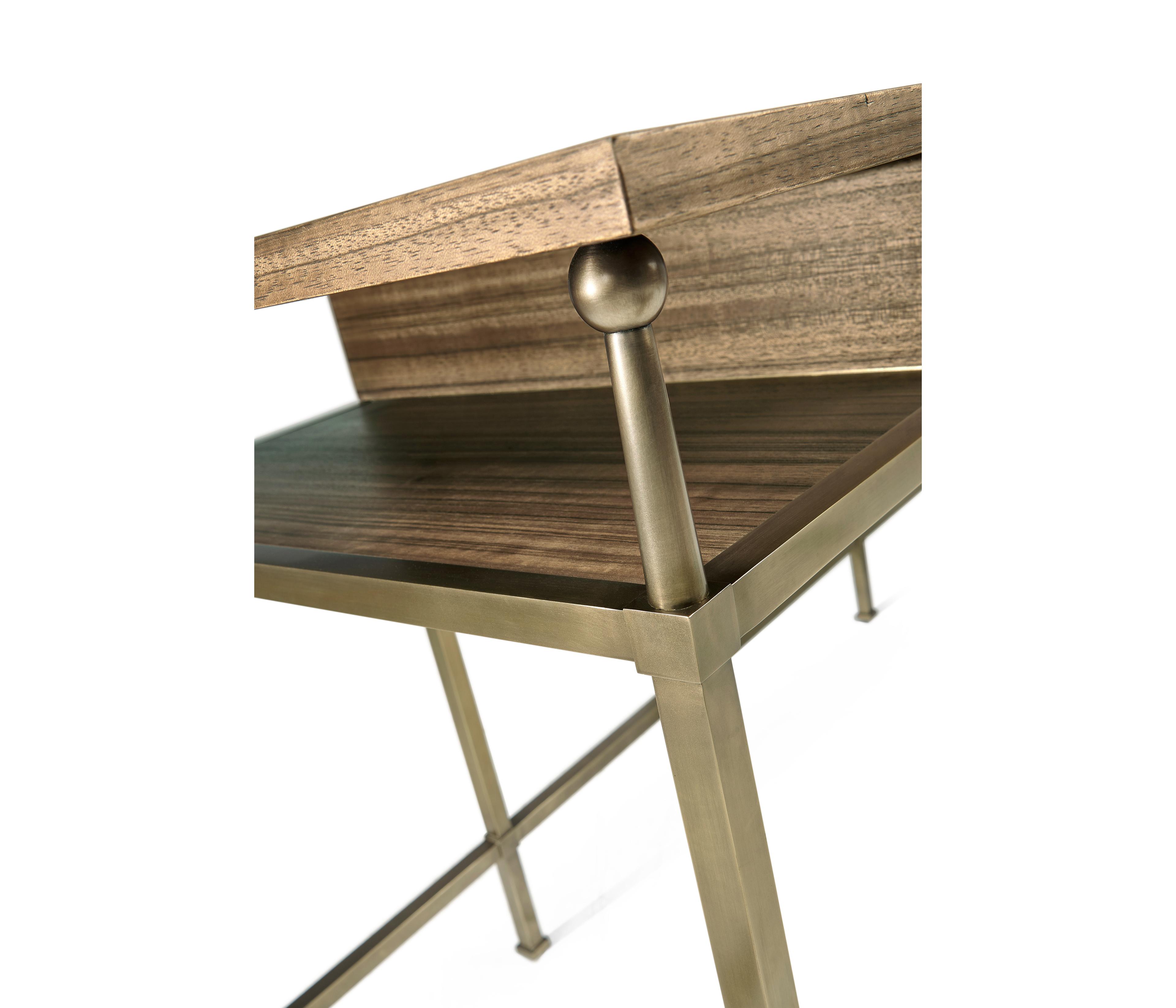 Jonathan Charles Hamilton Golden Amber Brown Secretary Desk