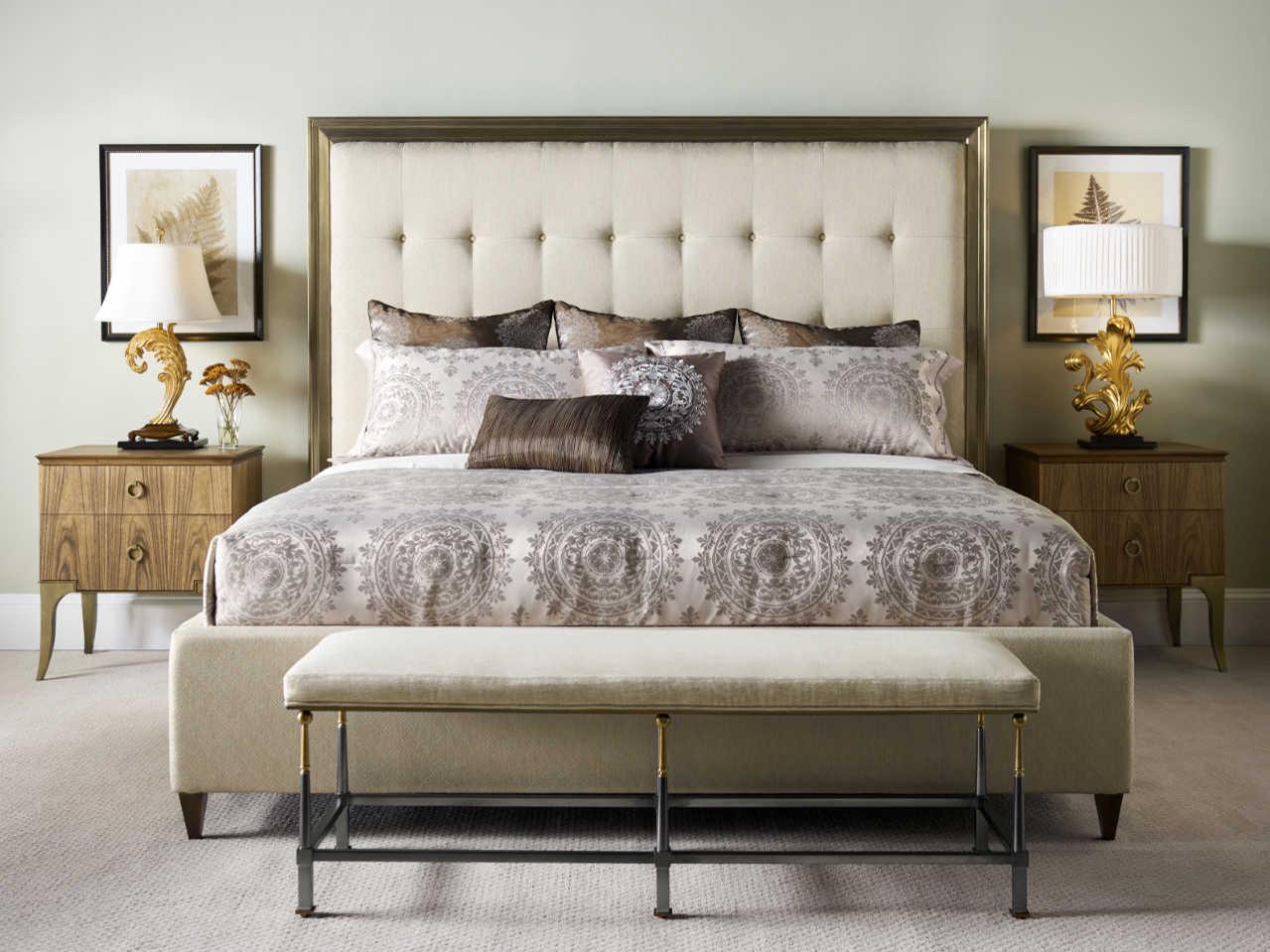 Jonathan Charles Hamilton Skipper Dark Gun Metal Silver Upholstered Accent Bench