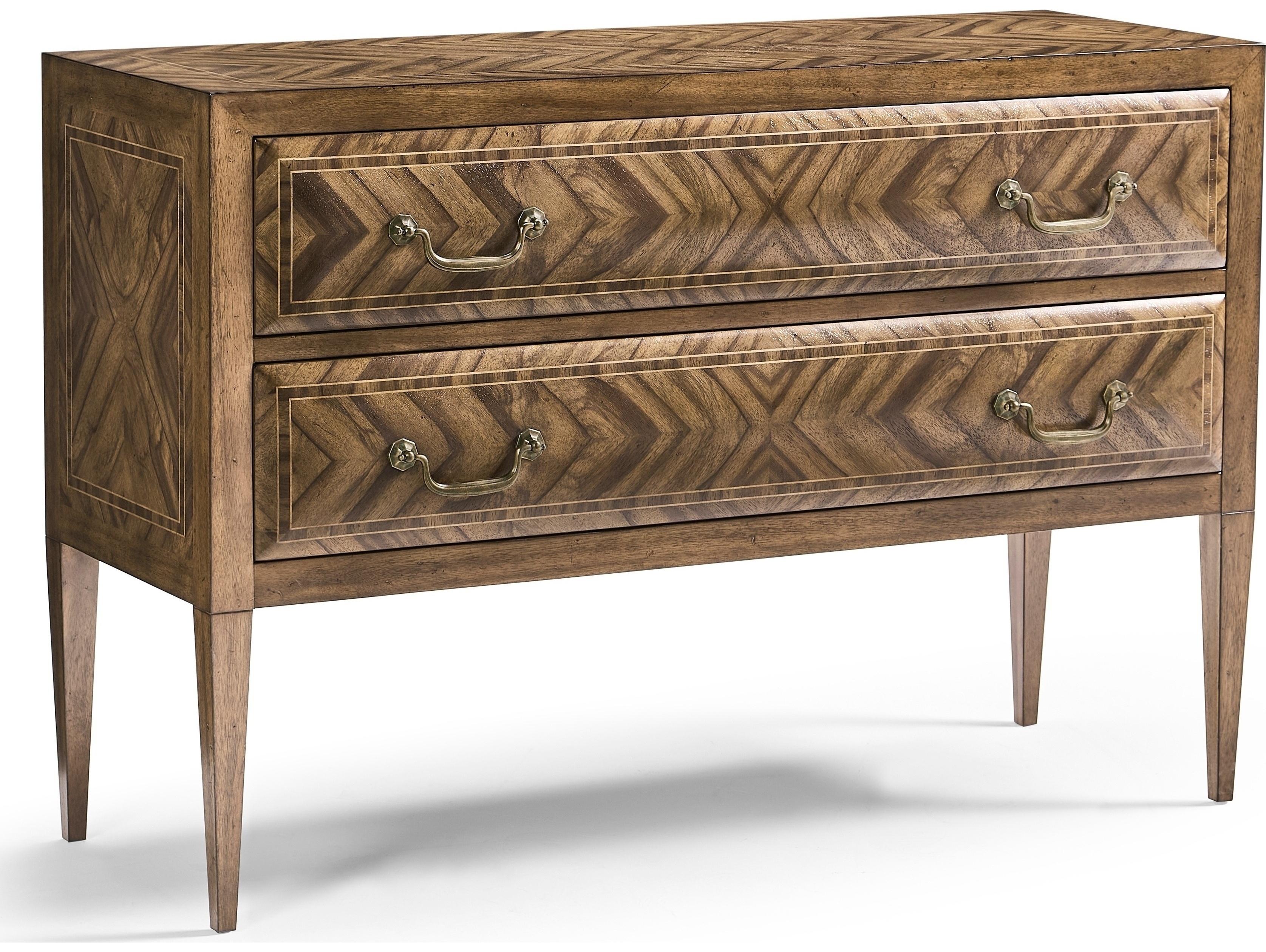 Jonathan Charles Jc Traditional Argentinian Walnut Brown Wood Accent Chest
