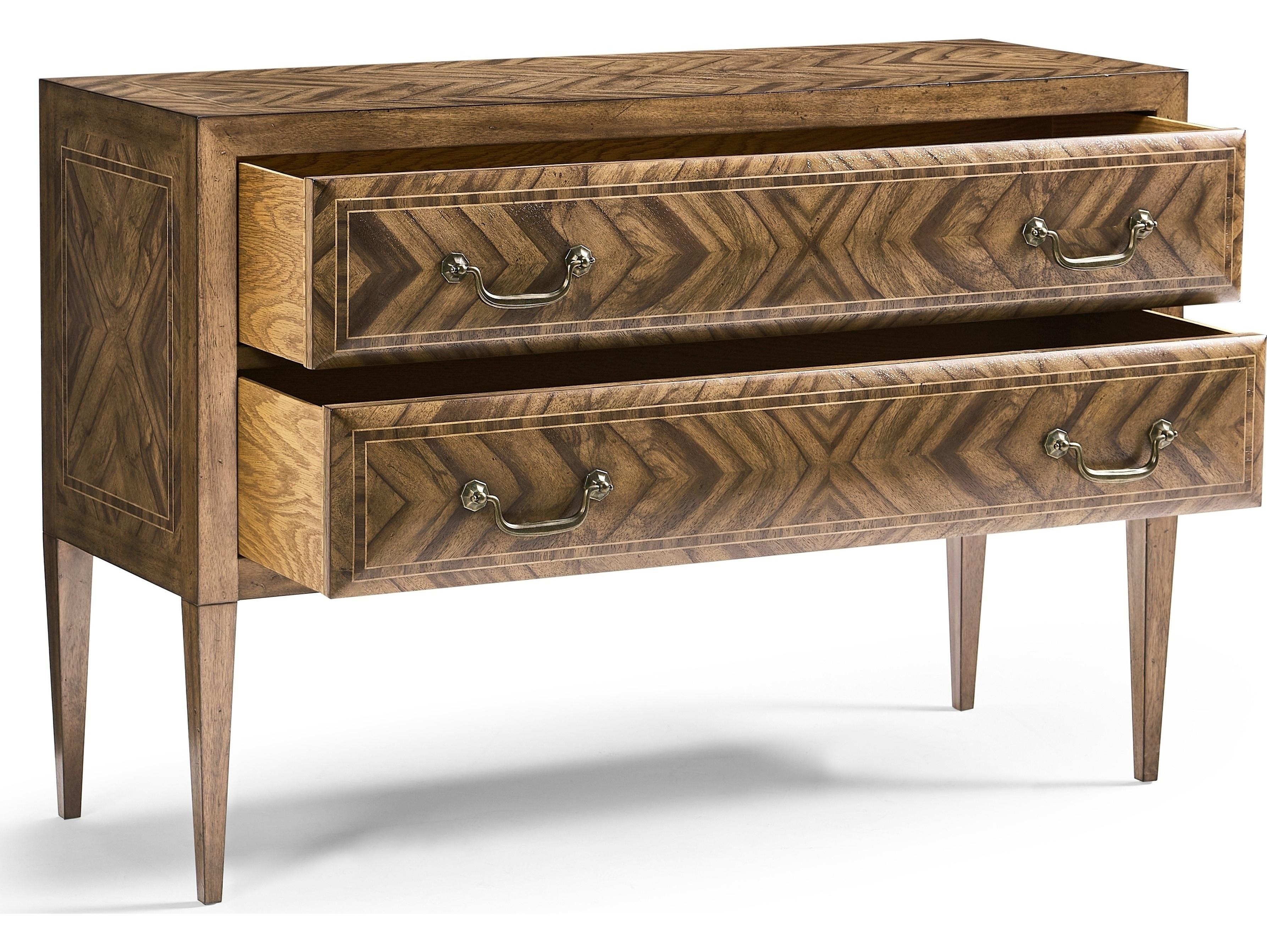 Jonathan Charles Jc Traditional Argentinian Walnut Brown Wood Accent Chest