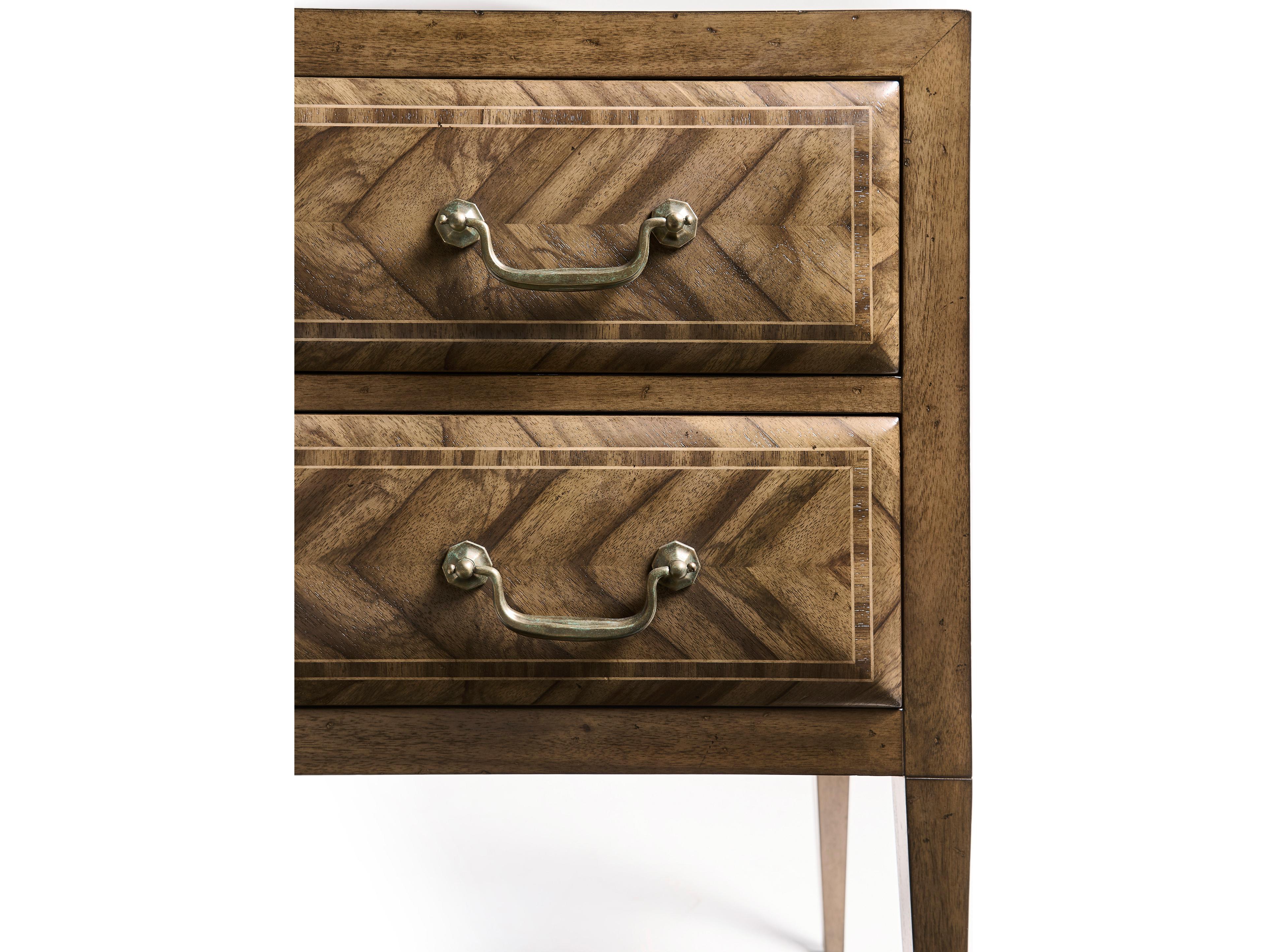 Jonathan Charles Jc Traditional Argentinian Walnut Brown Wood Accent Chest