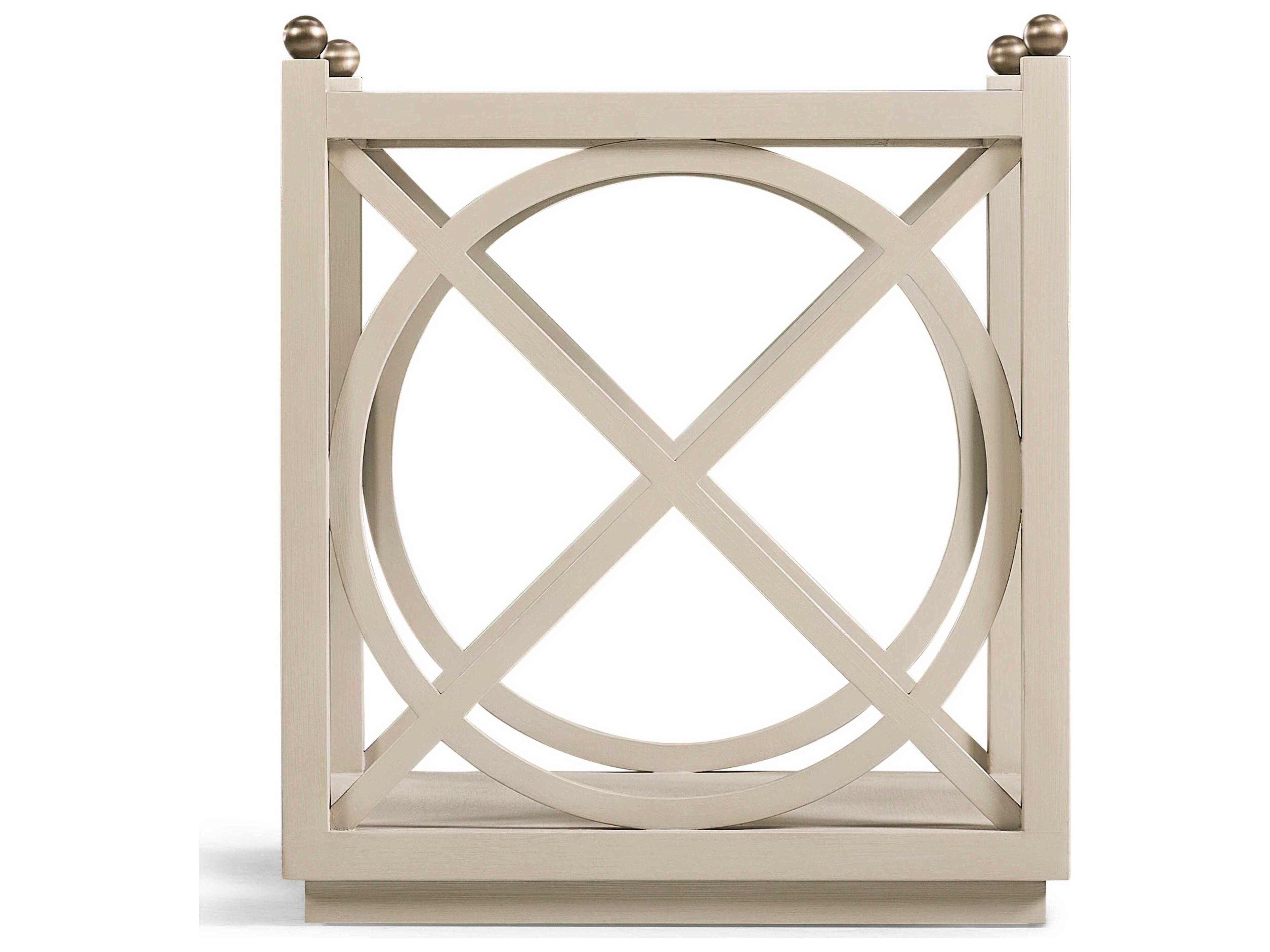 Jonathan Charles Timeless Square Glass London Mist End Table