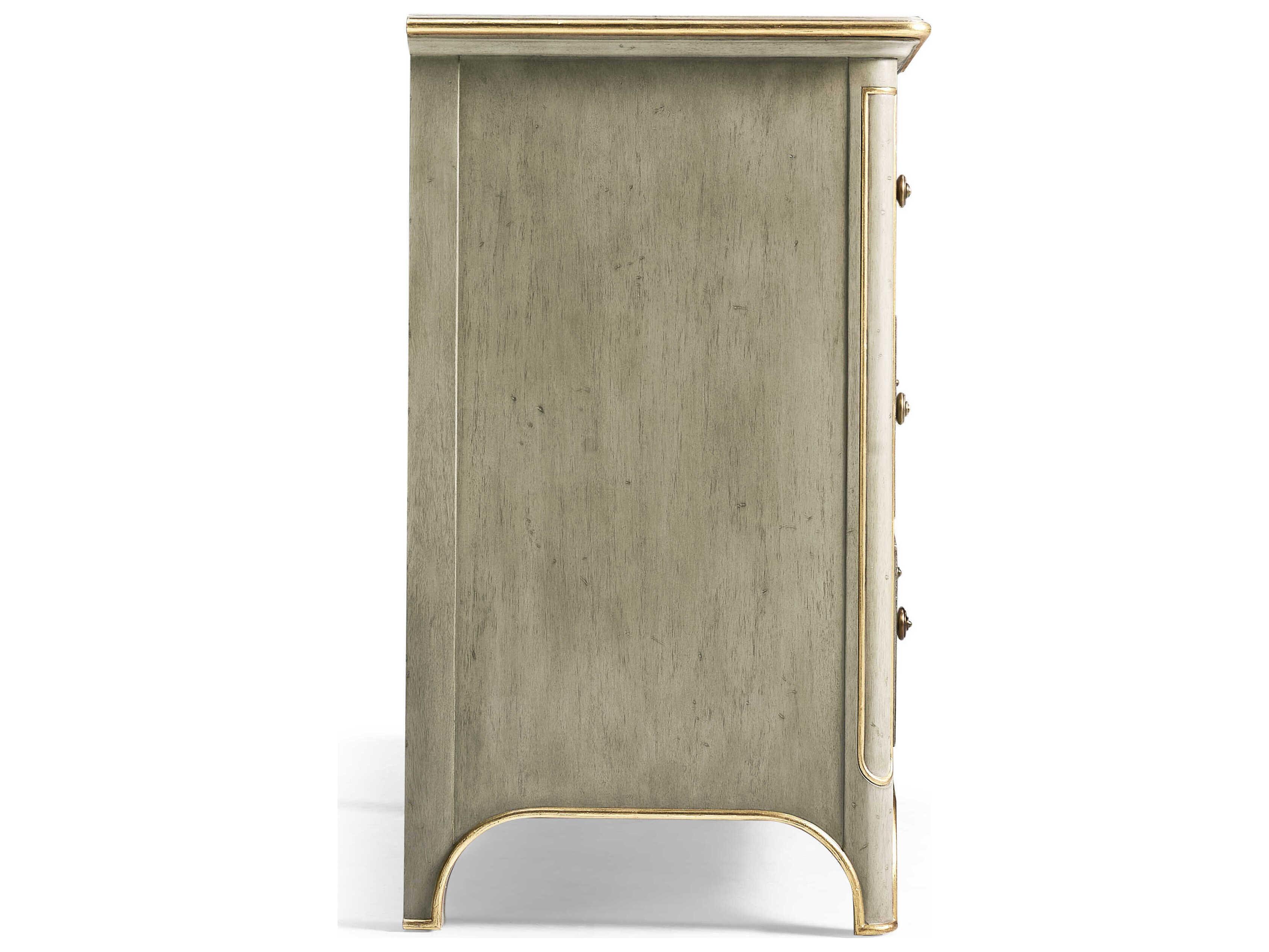 Jonathan Charles Buckingham 3-Drawers Gray Acacia Wood Dresser