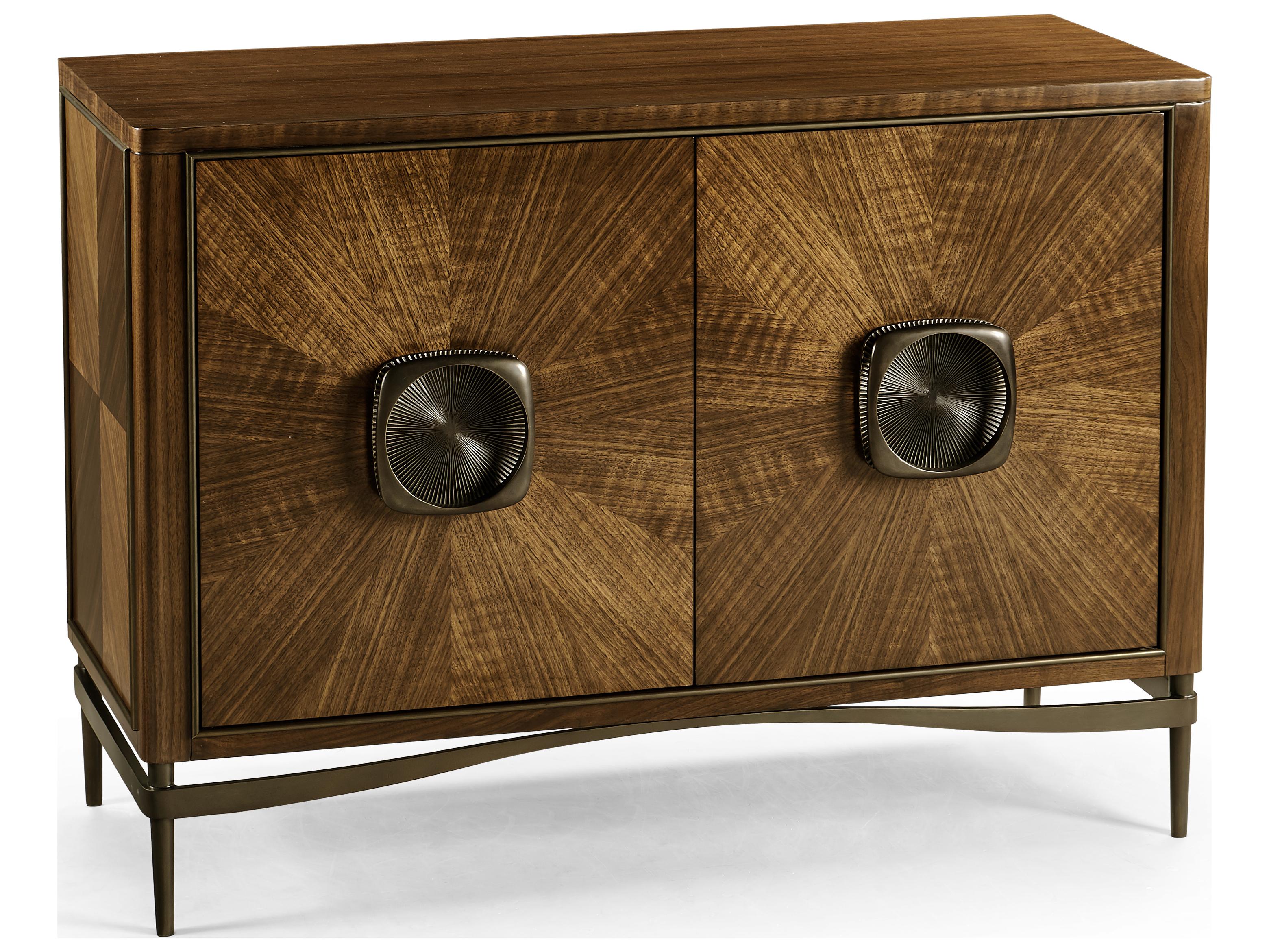 Jonathan Charles Toulouse Rectangular Wood Walnut Console Table