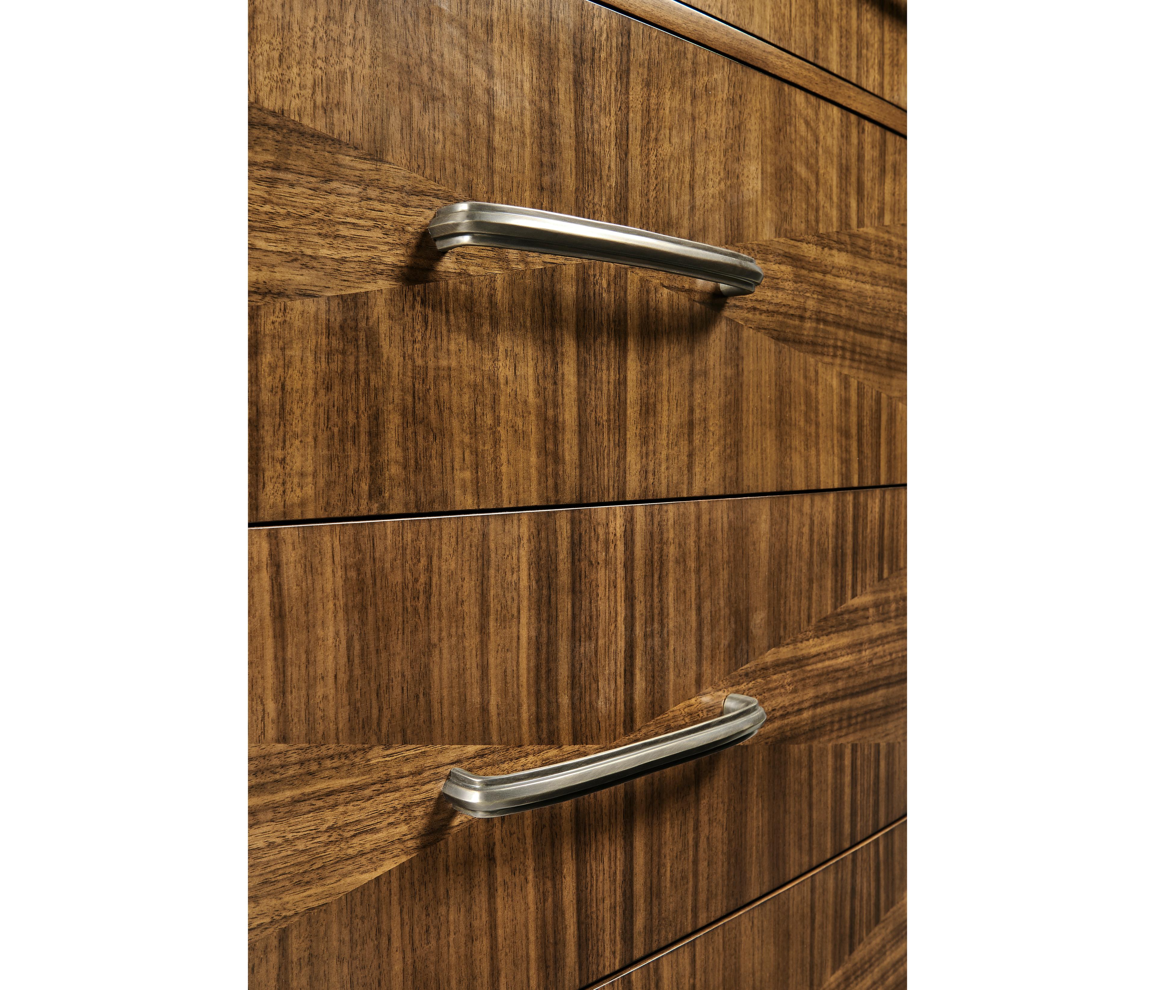 Jonathan Charles Toulouse 6-Drawers Walnut Wood Double Dresser