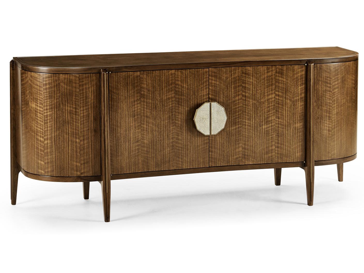 Jonathan Charles Toulouse Walnut Brown Wood Accent Chest