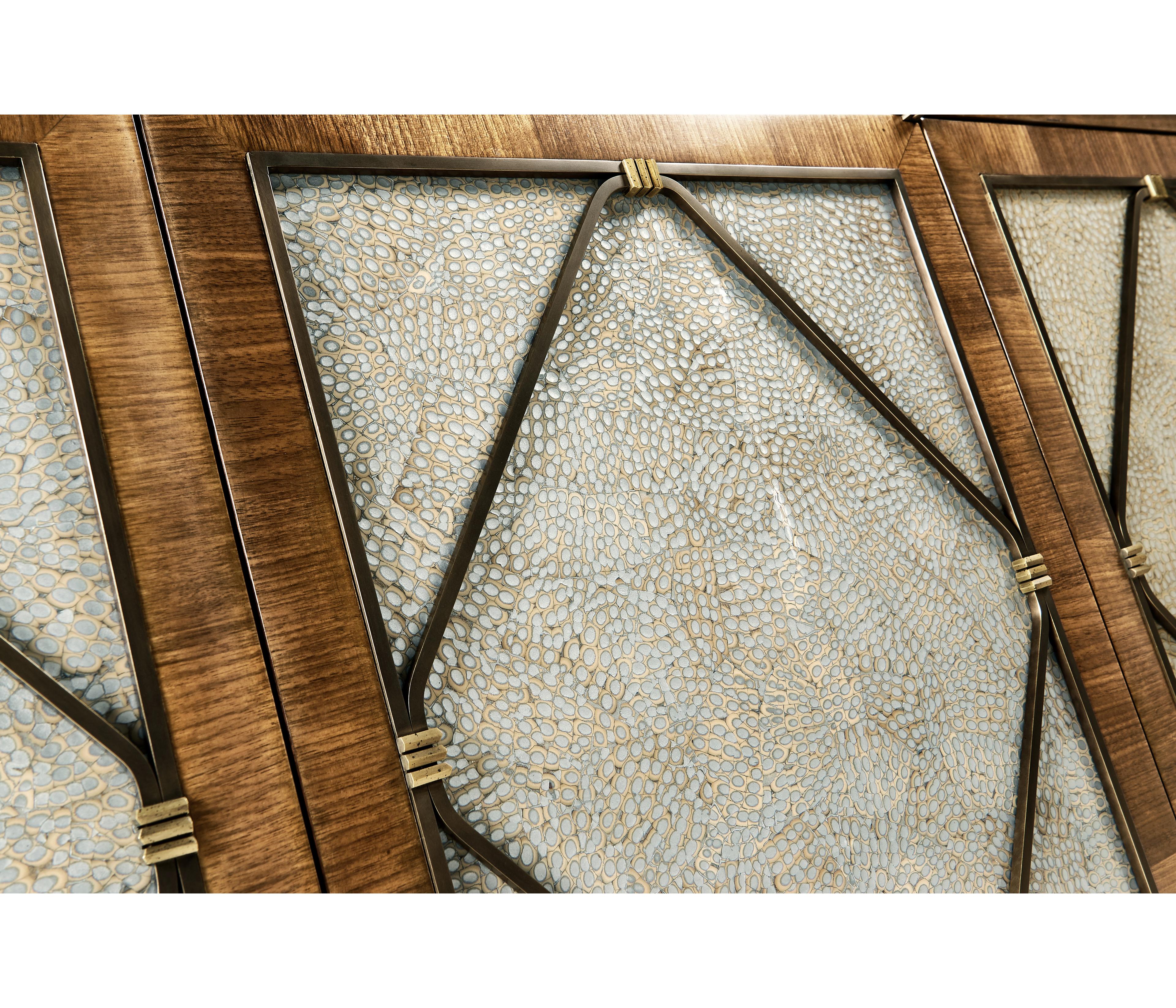 Jonathan Charles Toulouse Walnut Wood Media Console