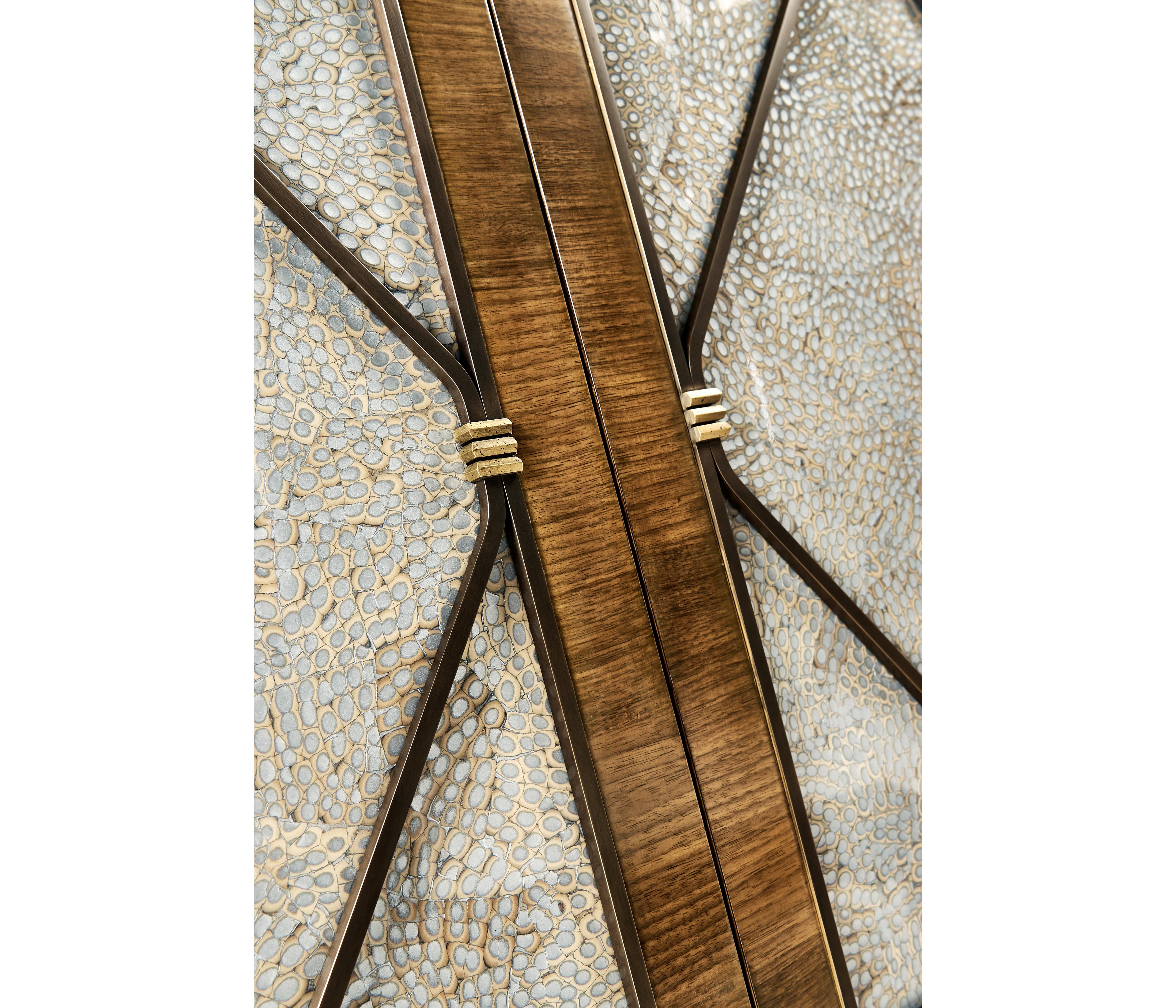 Jonathan Charles Toulouse Walnut Wood Media Console