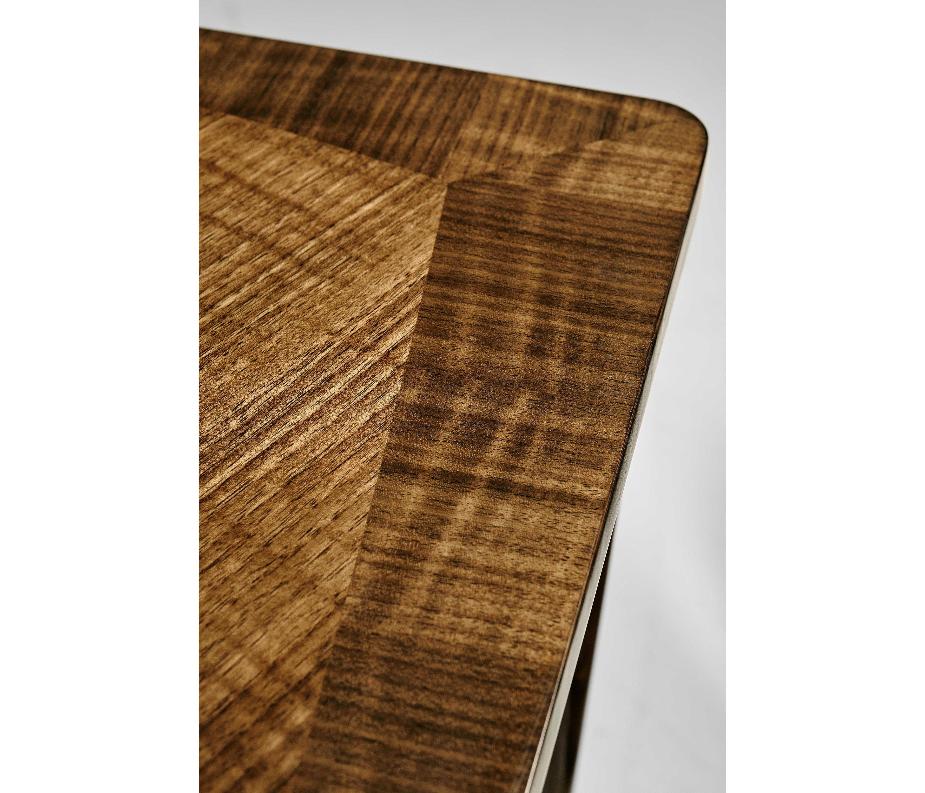 Jonathan Charles Toulouse Walnut Brown Wood Writing Desk