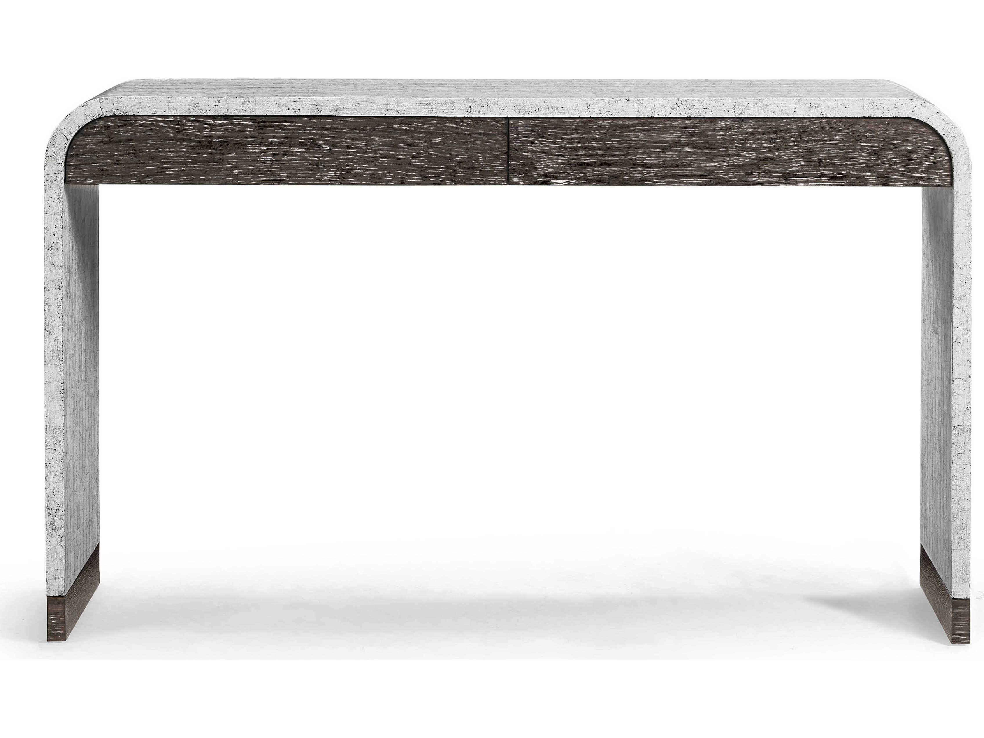 Jonathan Charles Jc Modern Rectangular Resin White Smoke Eggshell JC Console Table