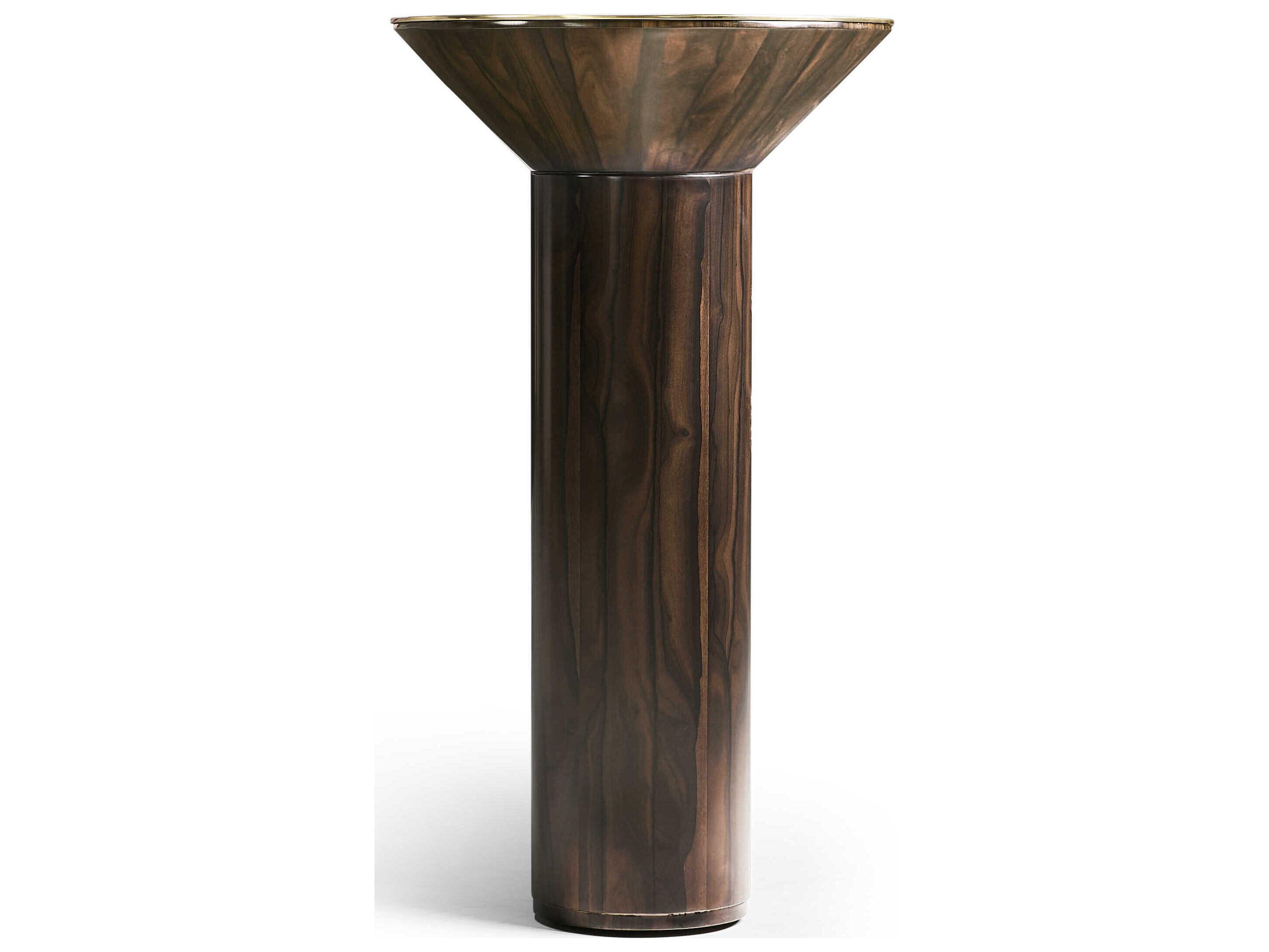 Jonathan Charles Jc Modern Oval Wood Jade Green Straw JC Console Table