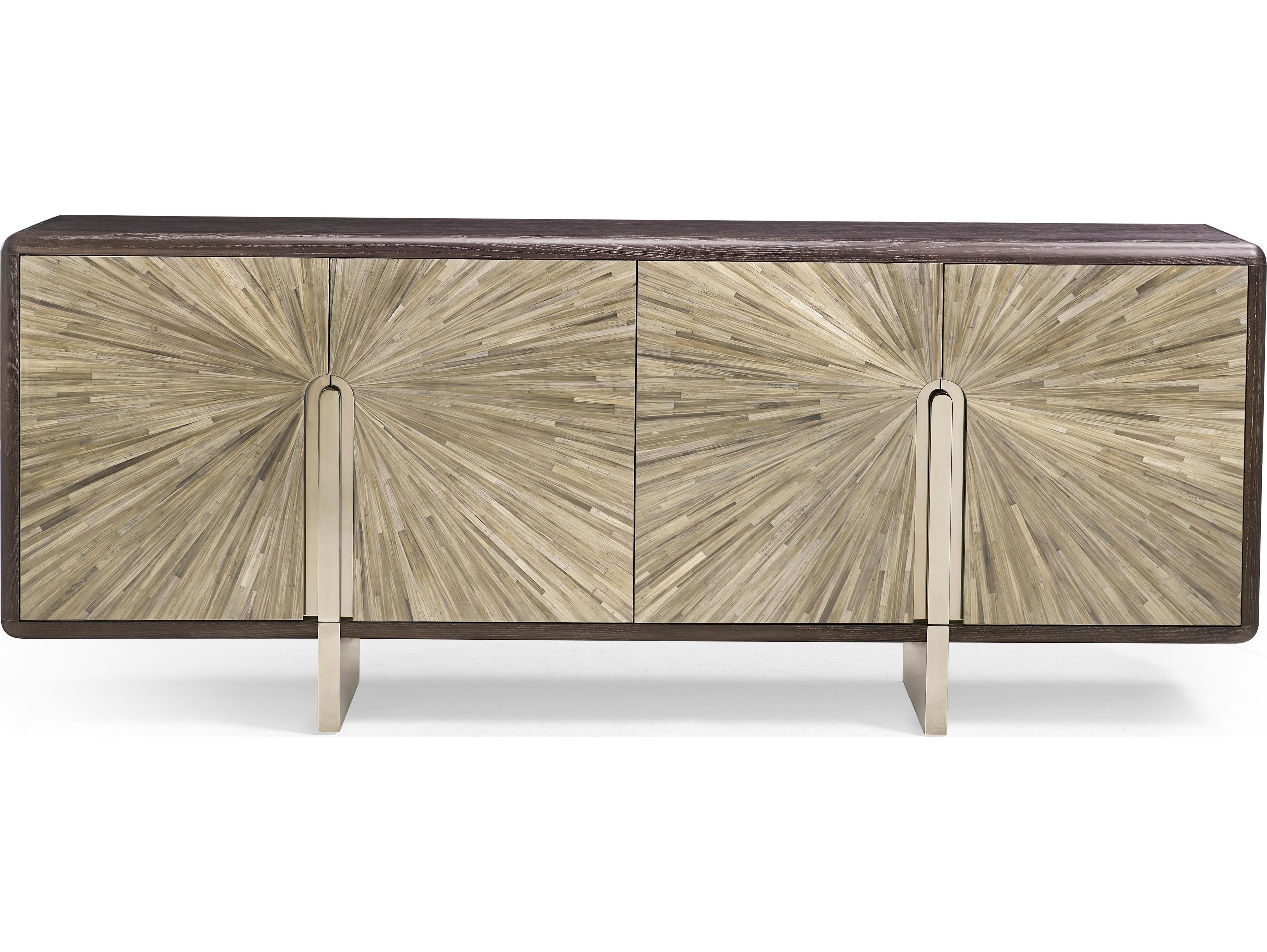 Jonathan Charles Jc Modern 90" Natural Straw Sideboard