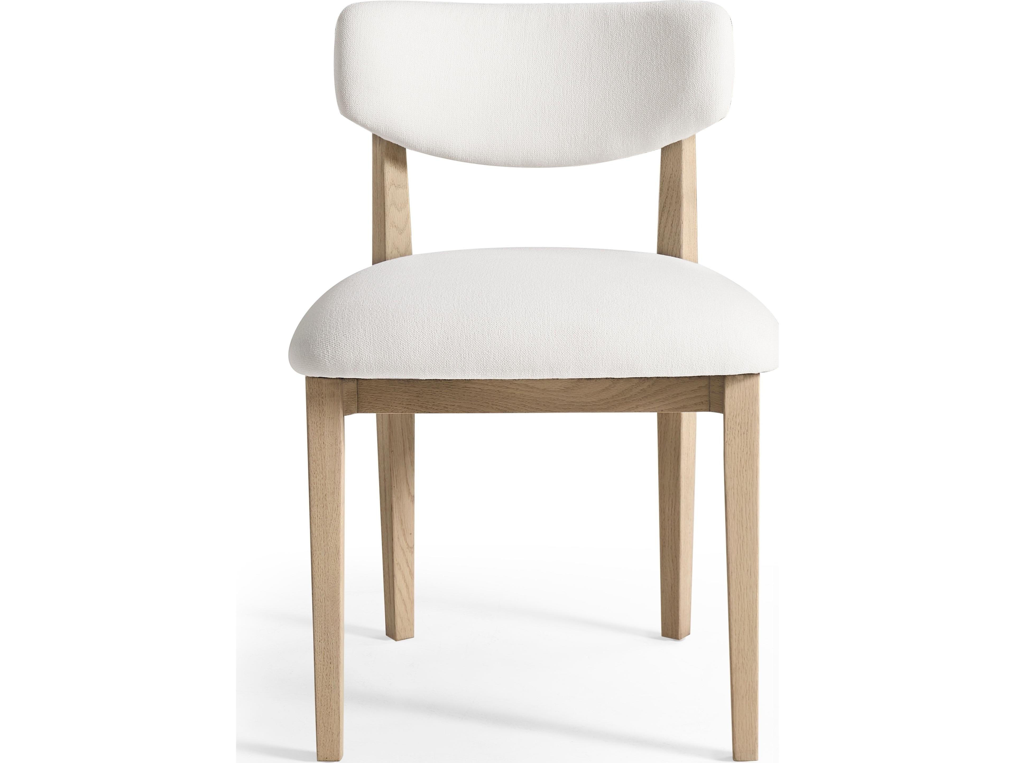 Jonathan Charles Water Oak Wood Upholstered Armless Dining Chair