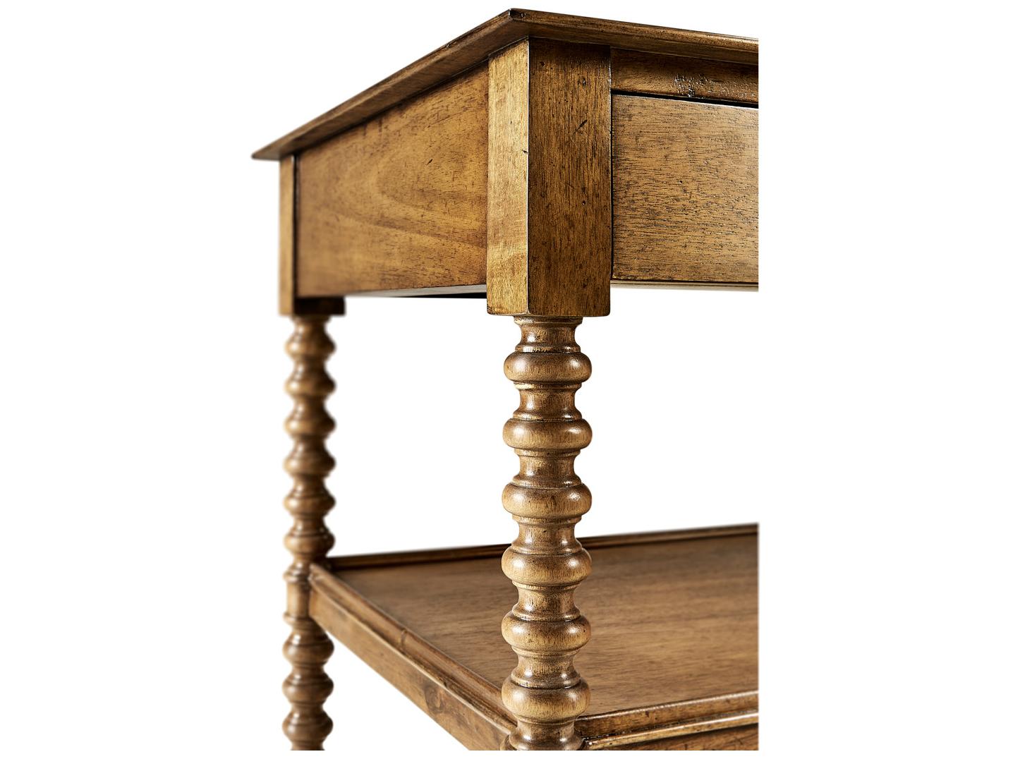 Jonathan Charles William Yeoward Rectangular Grey Fruitwood End Table