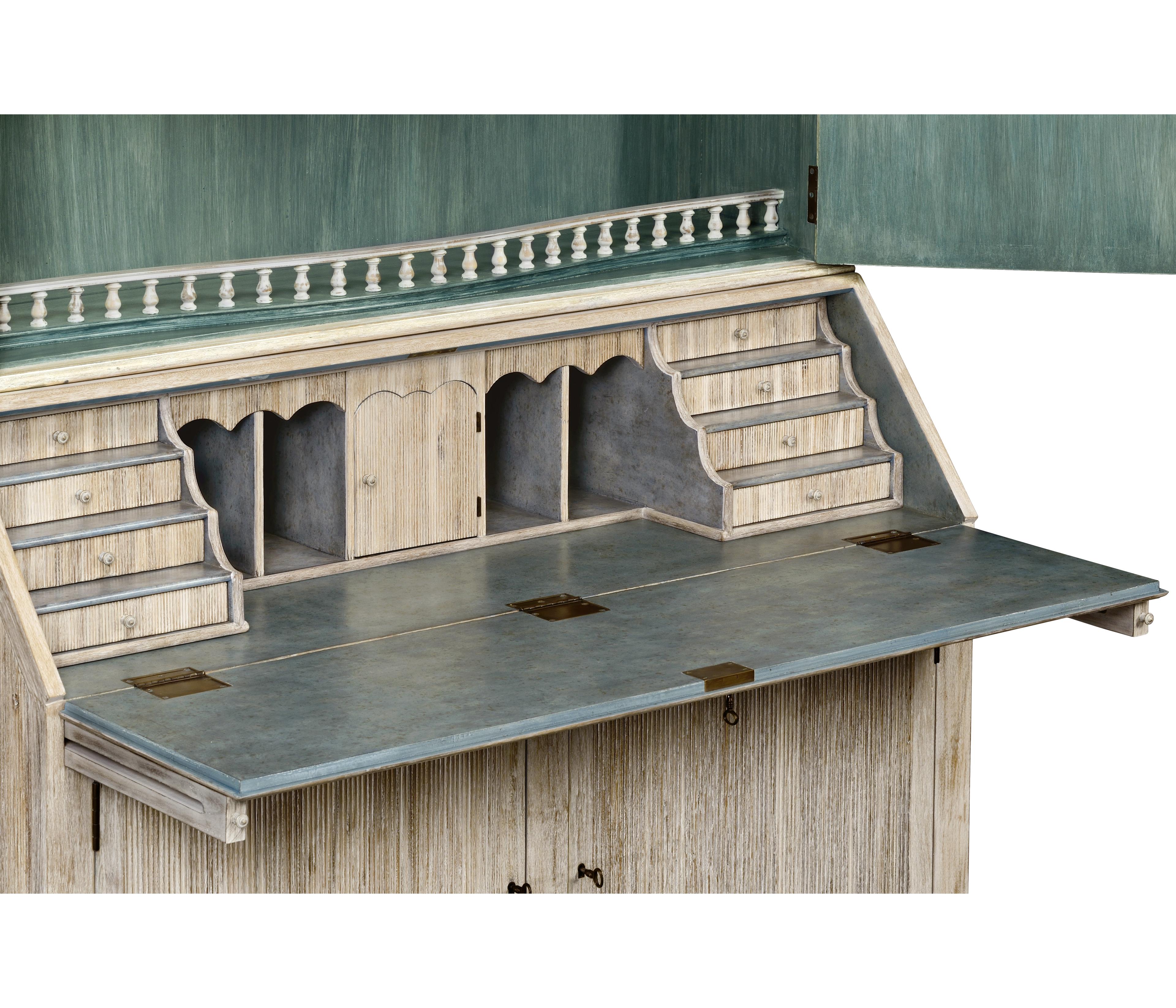 Jonathan Charles William Yeoward Washed Acacia White Wood Accent Chest