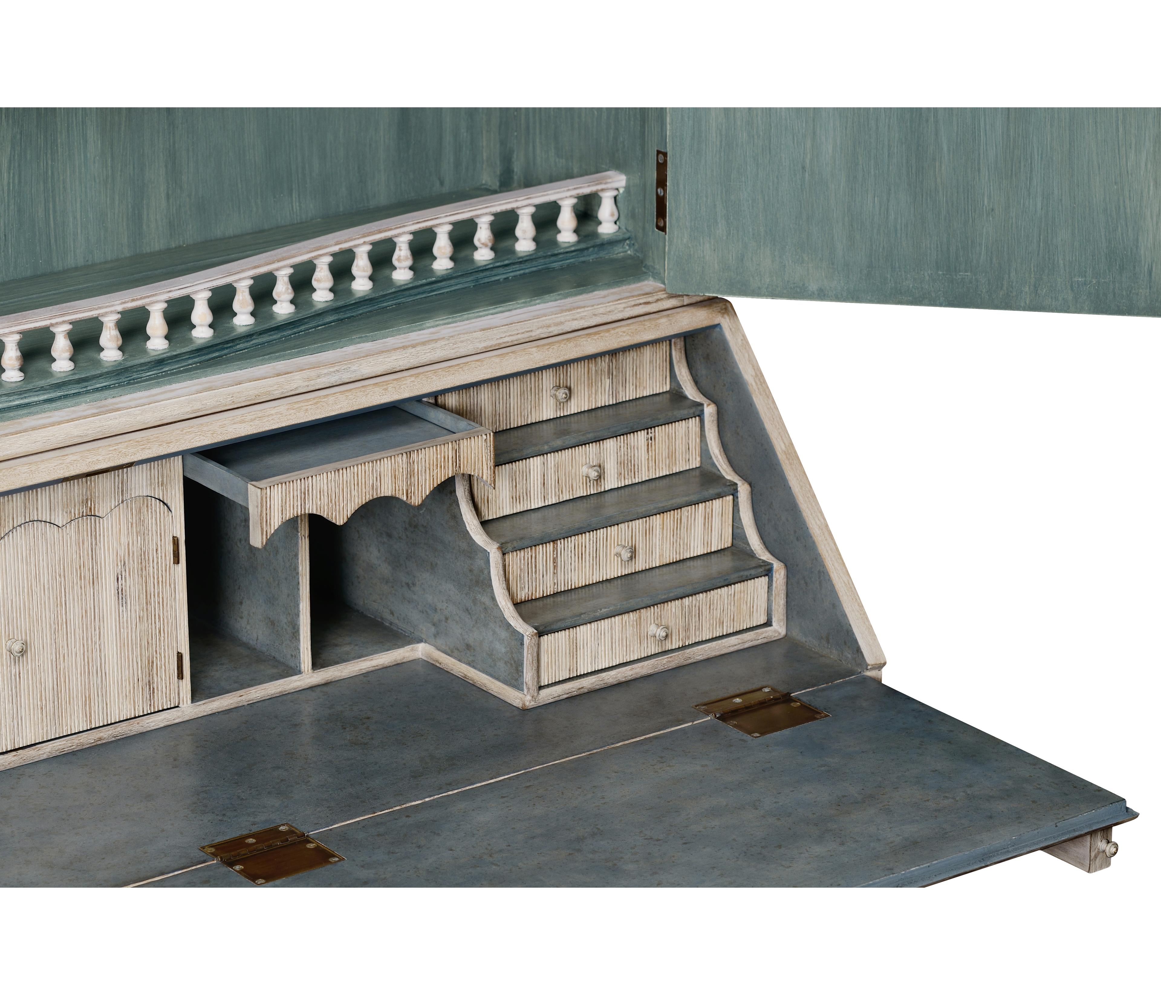 Jonathan Charles William Yeoward Washed Acacia White Wood Accent Chest