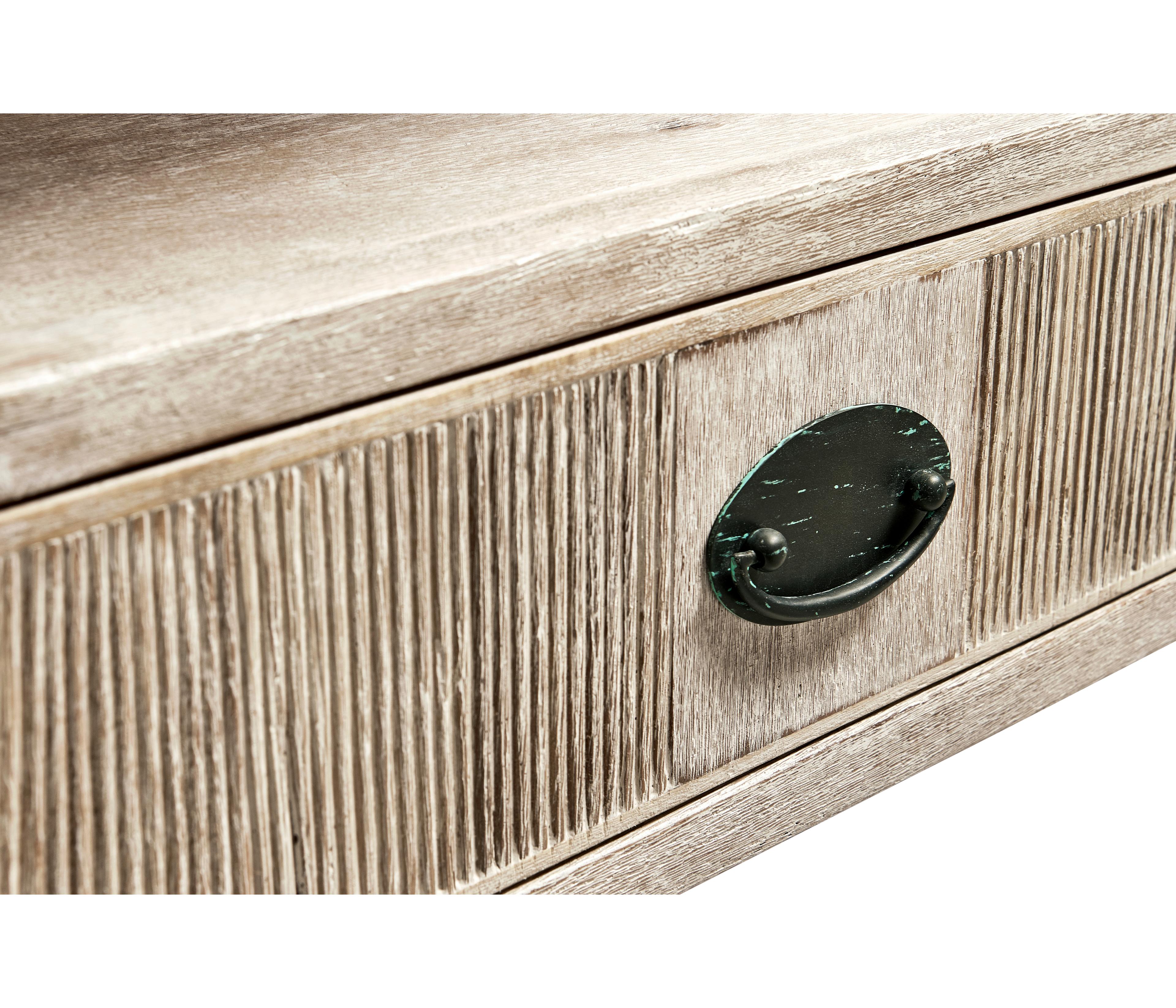 Jonathan Charles William Yeoward Collected Oval Wood Washed Acacia End Table