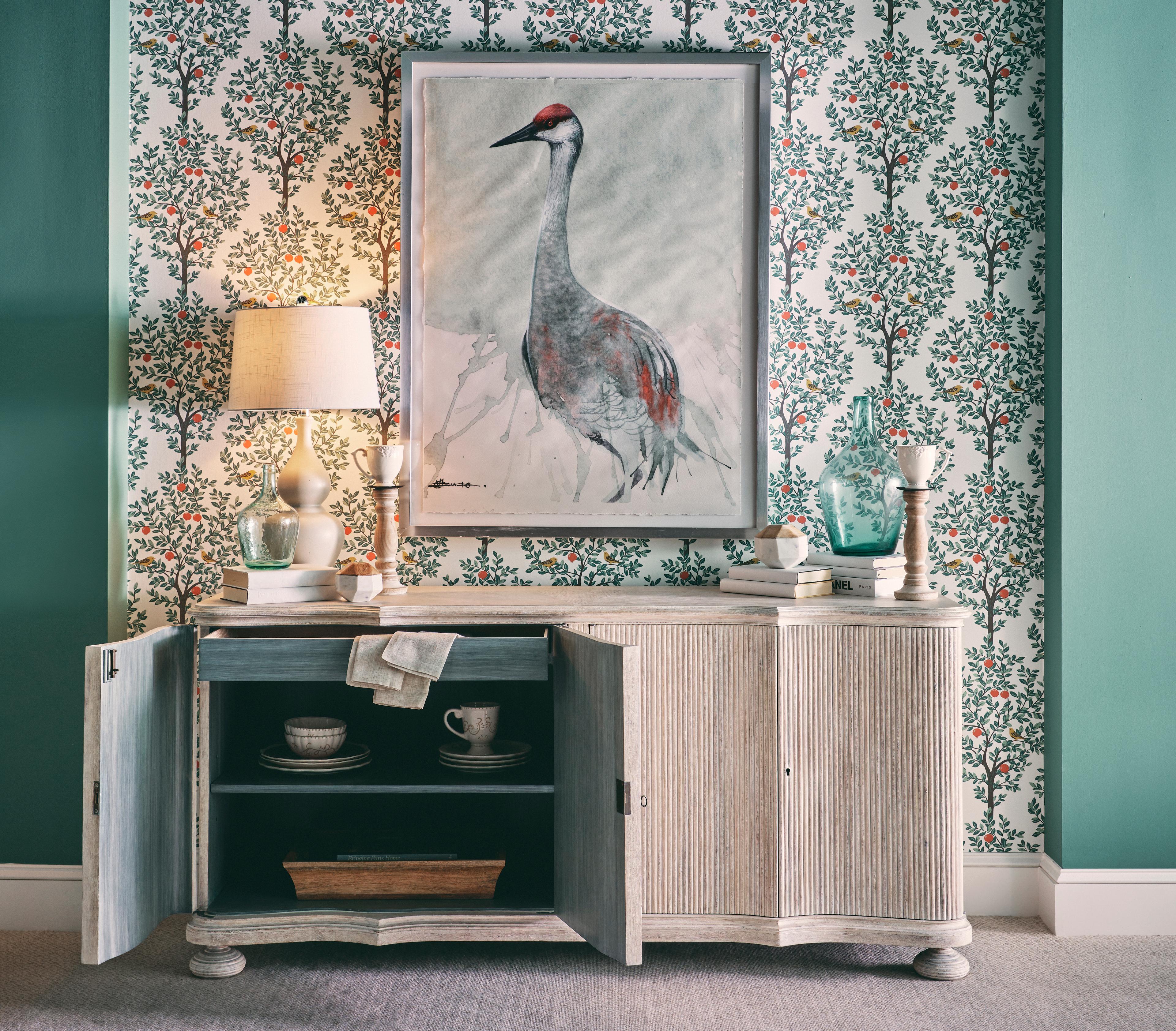 Jonathan Charles William Yeoward Collected Acacia Wood Washed Sideboard