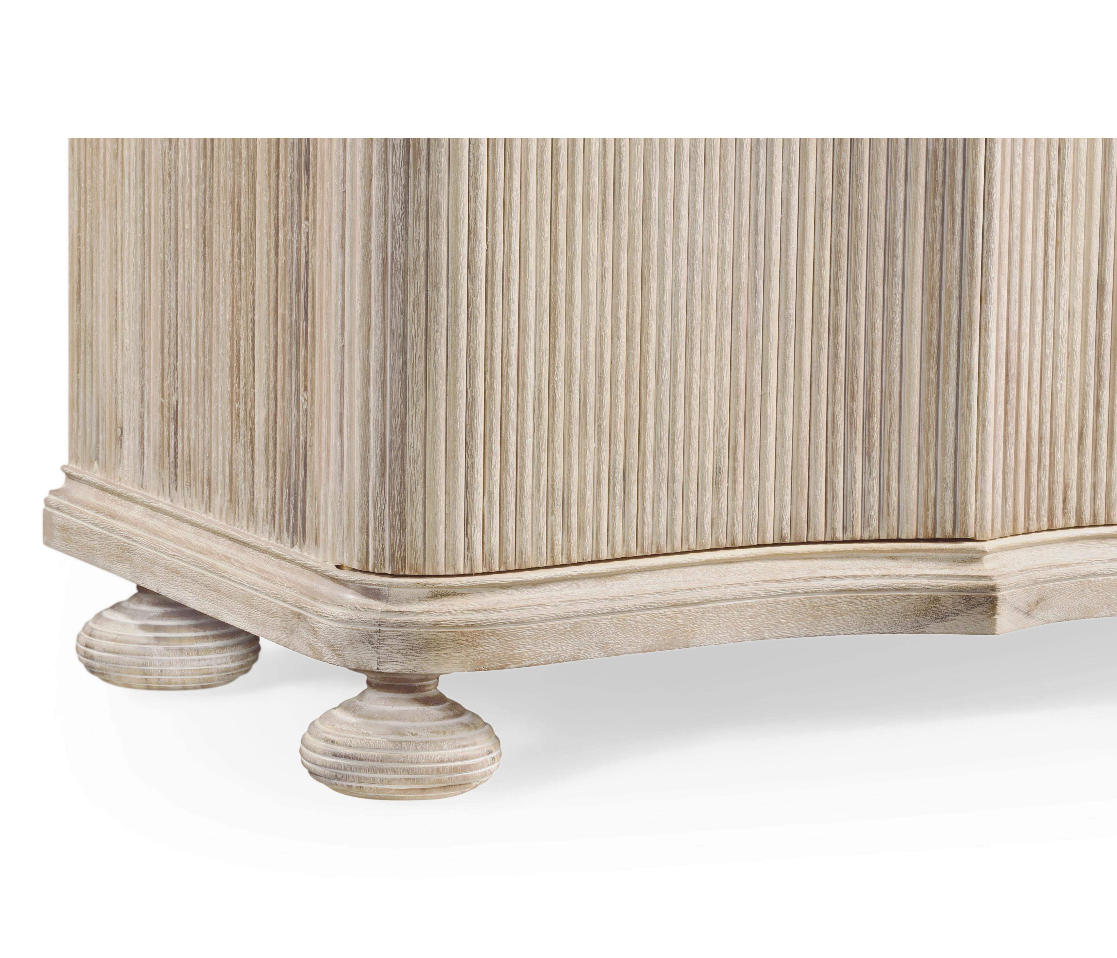 Jonathan Charles William Yeoward Collected Acacia Wood Washed Sideboard