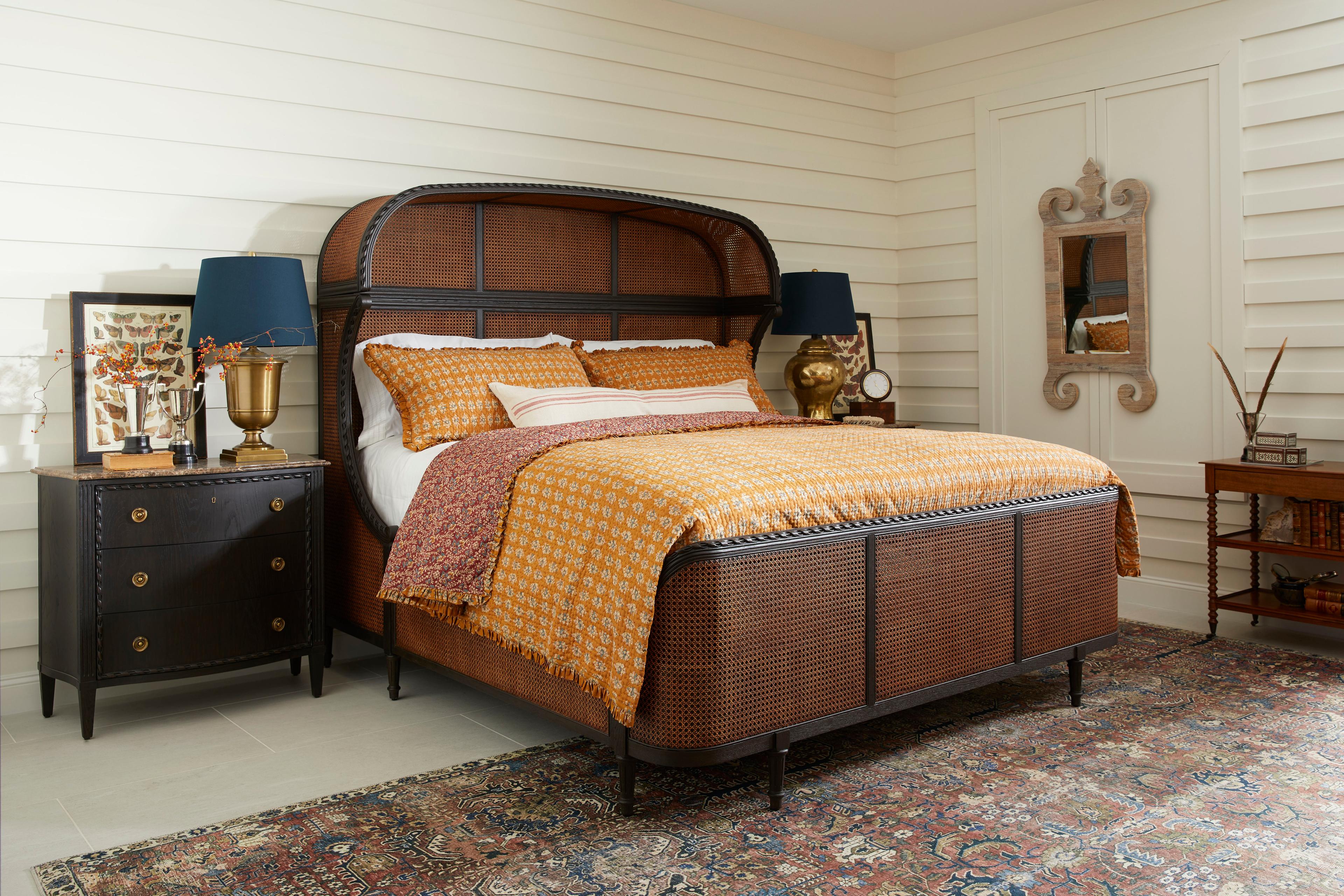 Jonathan Charles William Yeoward Washed Acacia Wall Mirror Rectangular