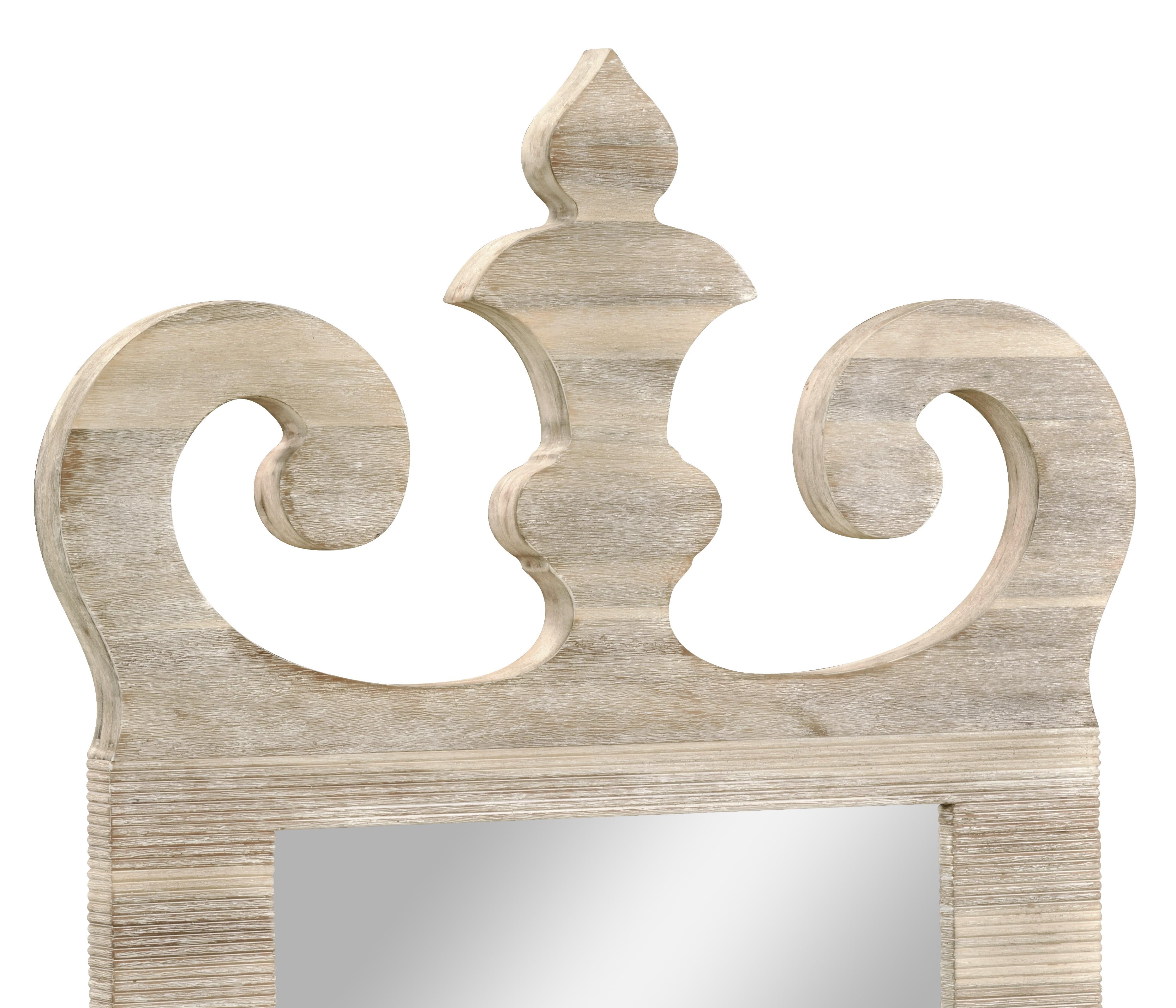 Jonathan Charles William Yeoward Washed Acacia Wall Mirror Rectangular