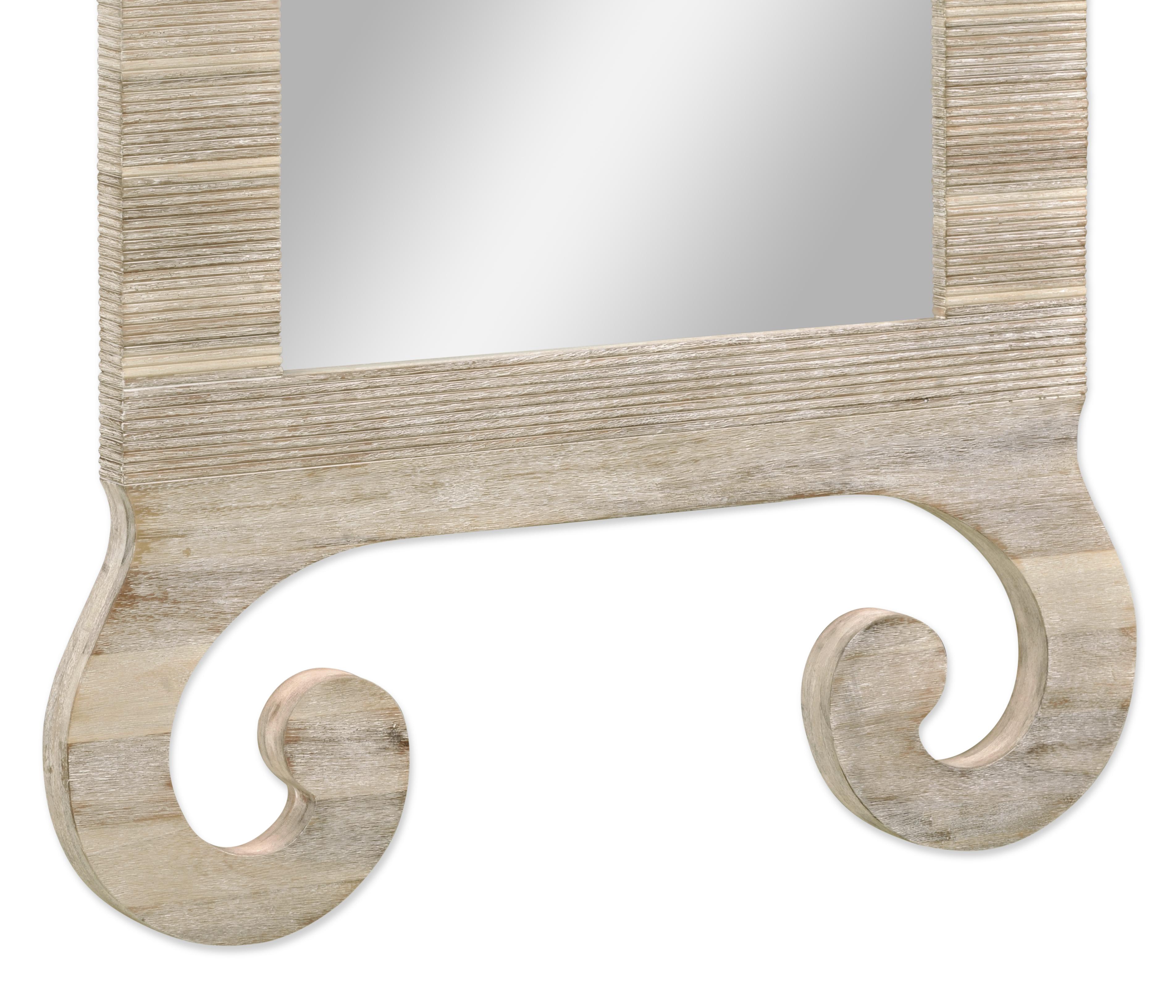 Jonathan Charles William Yeoward Washed Acacia Wall Mirror Rectangular