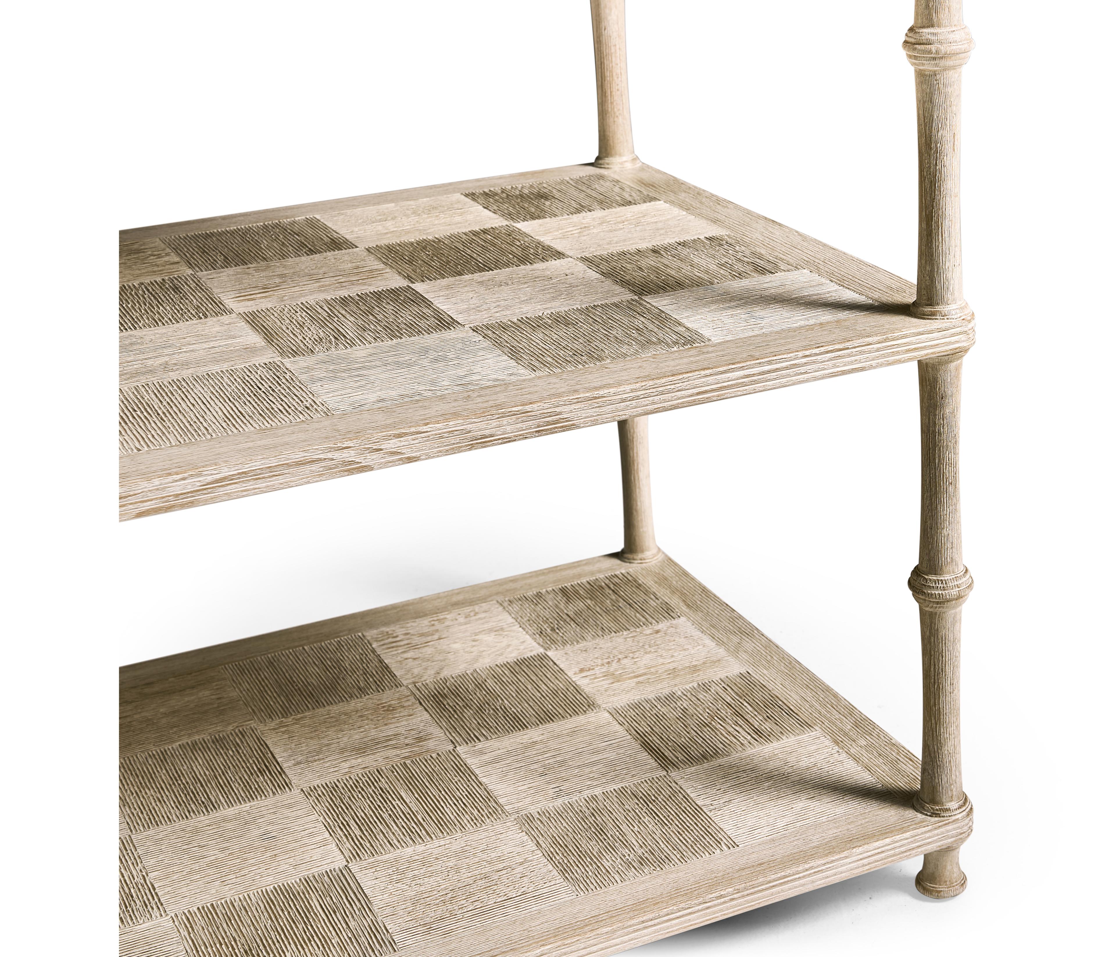 Jonathan Charles William Yeoward Collected Rectangular Wood Washed Acacia Console Table