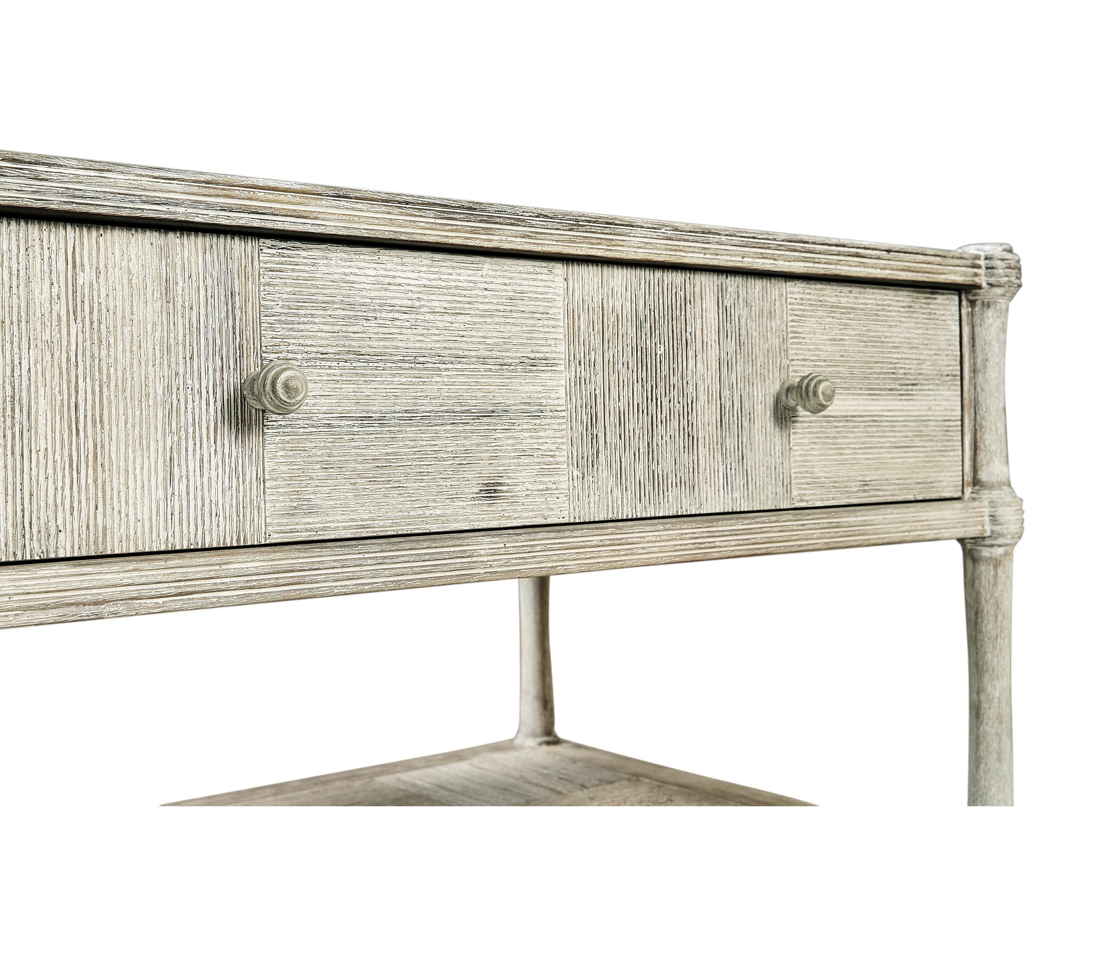 Jonathan Charles William Yeoward 3-Drawers White Acacia Wood Dresser
