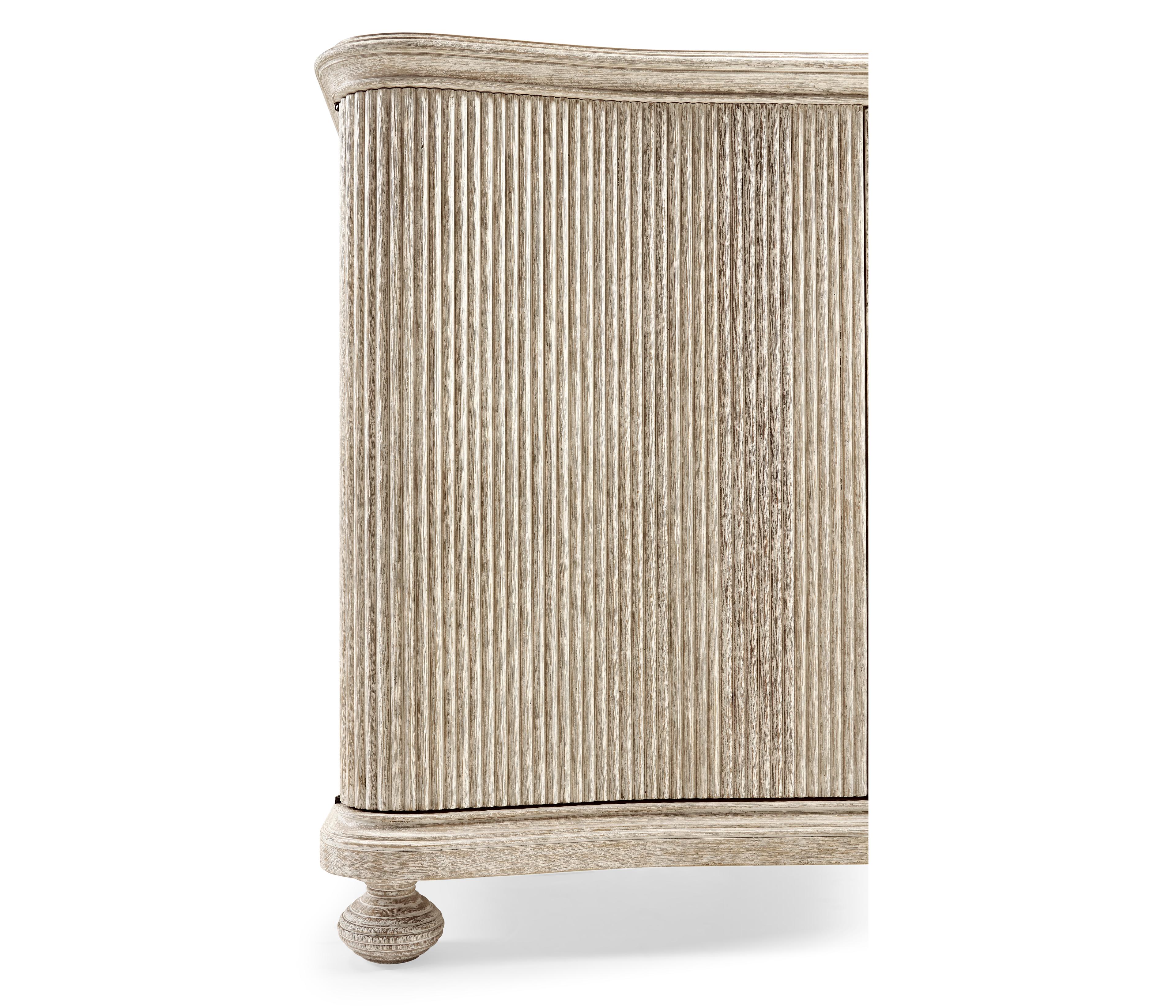 Jonathan Charles William Yeoward Washed Acacia White Wood Accent Chest