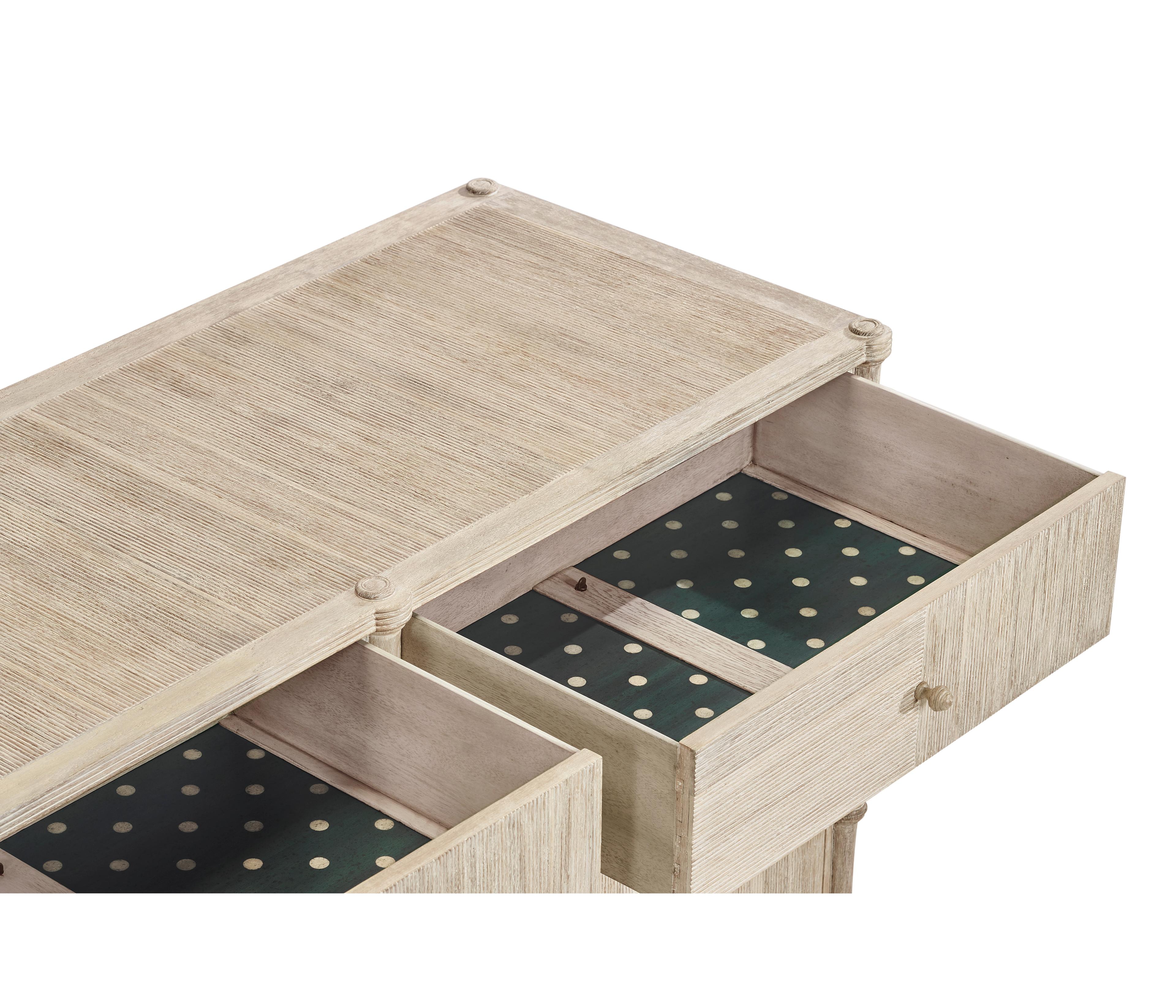 Jonathan Charles William Yeoward Rectangular Wood Washed Acacia Console Table