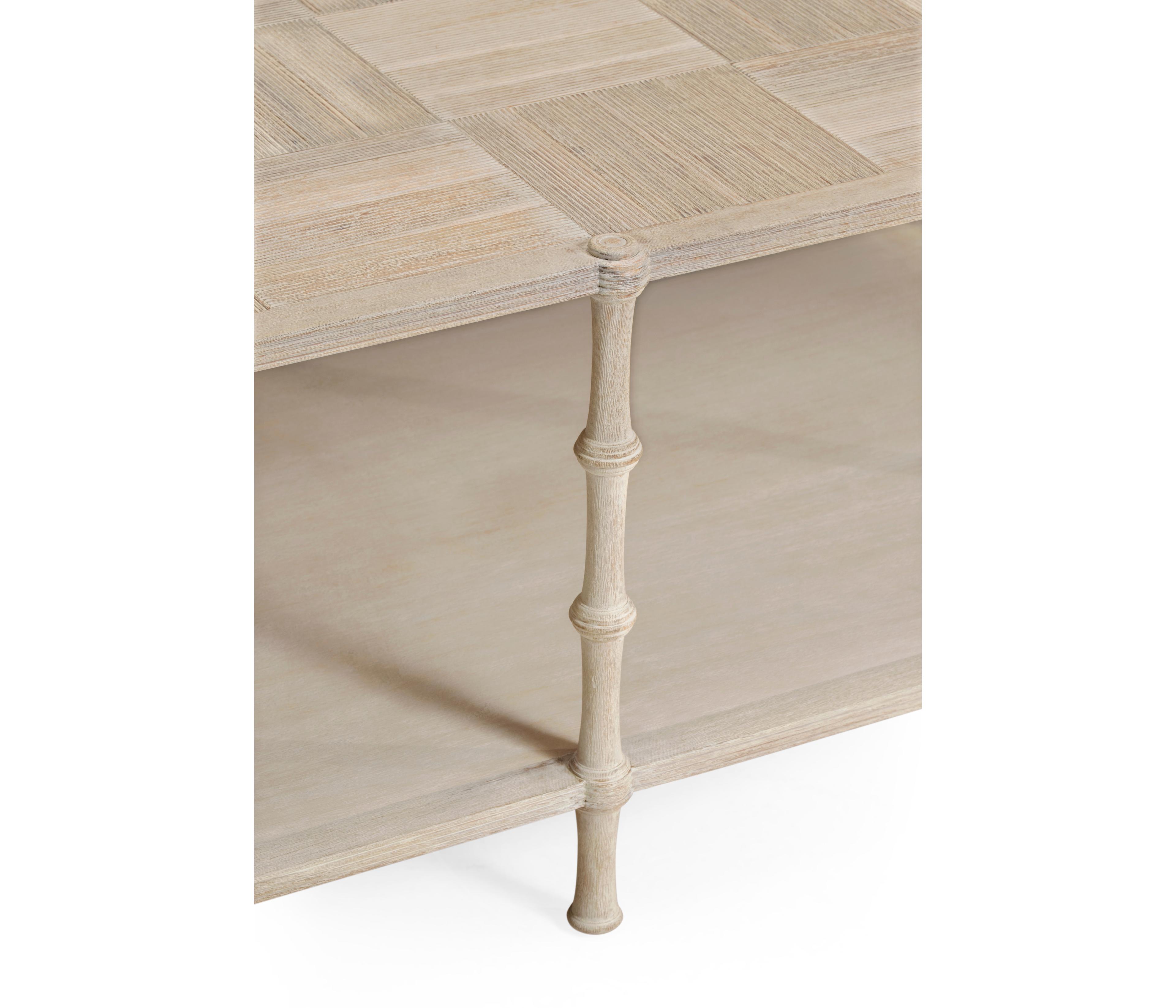 Jonathan Charles William Yeoward Bywater Rectangular Wood Washed Acacia Coffee Table