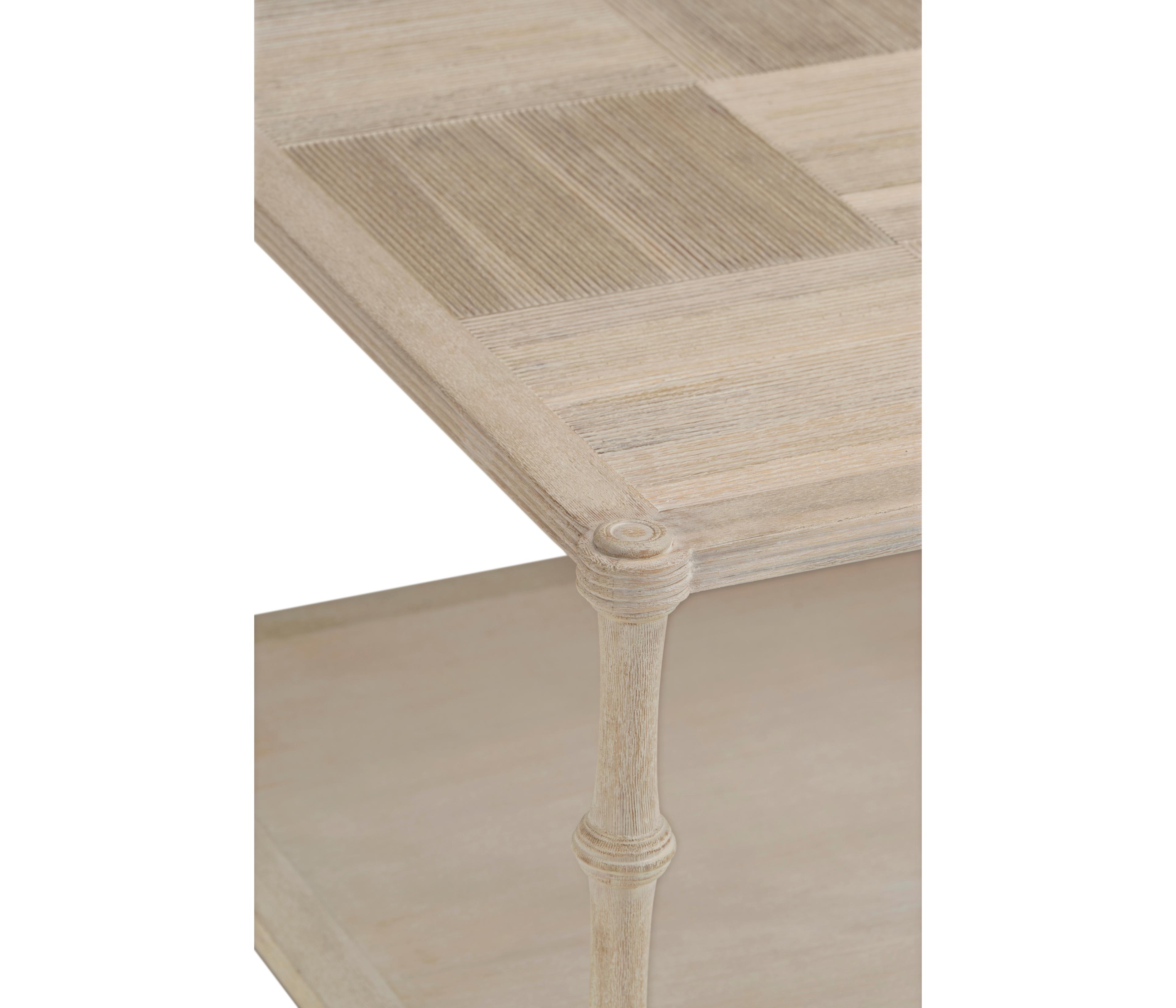 Jonathan Charles William Yeoward Bywater Rectangular Wood Washed Acacia Coffee Table