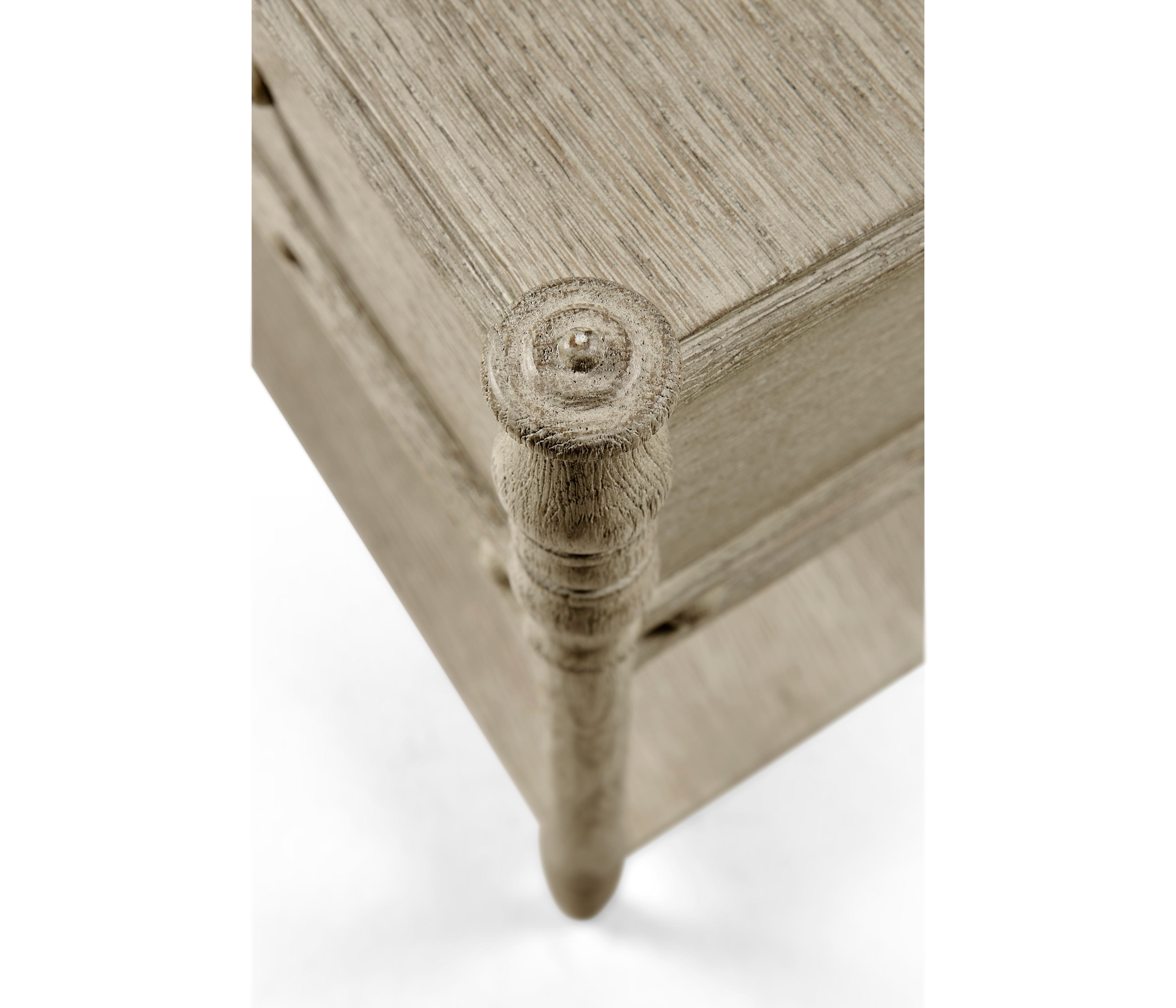 Jonathan Charles William Yeoward 1-Drawer Gray Oak Wood Nightstand