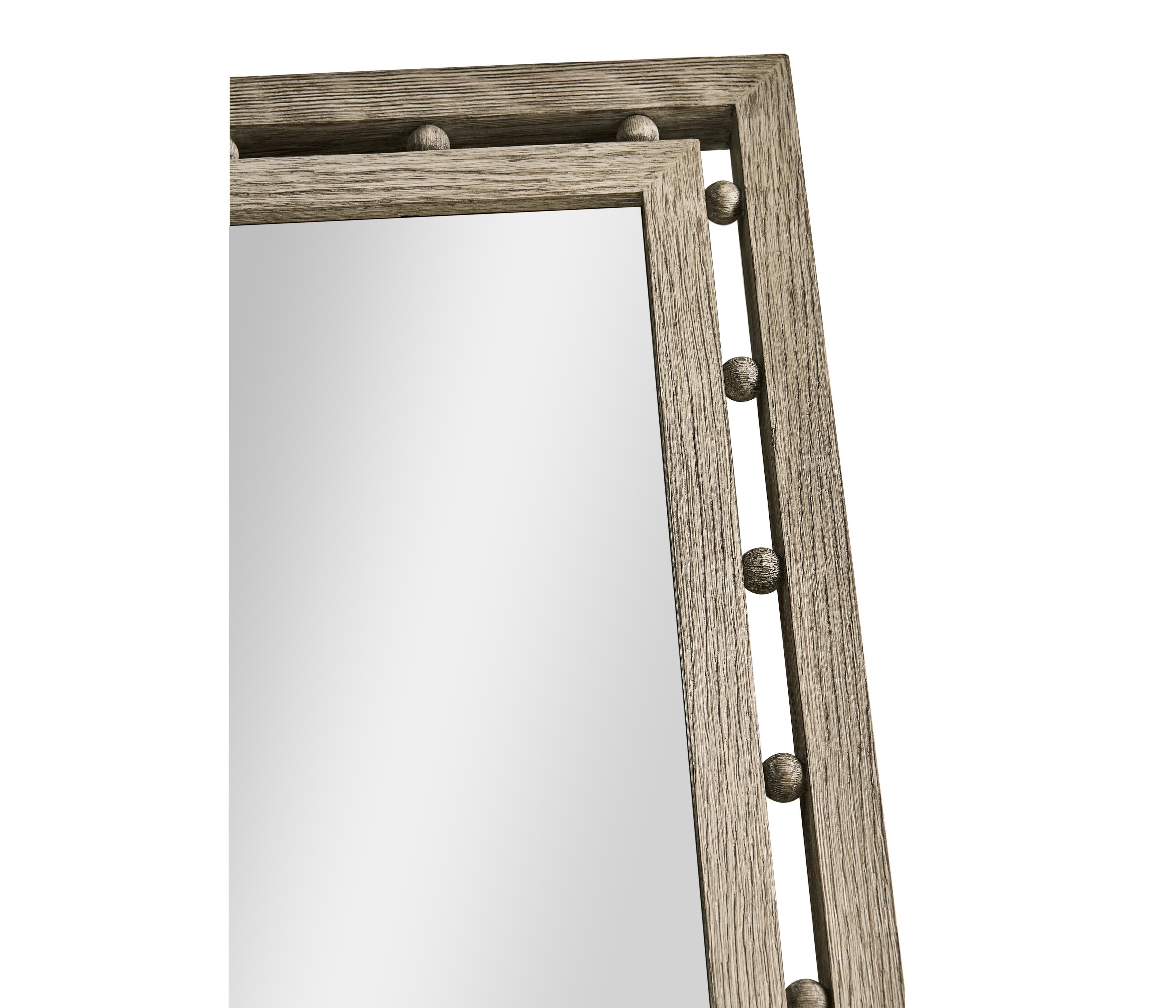 Jonathan Charles William Yeoward Greyed Oak Wall Mirror Rectangular