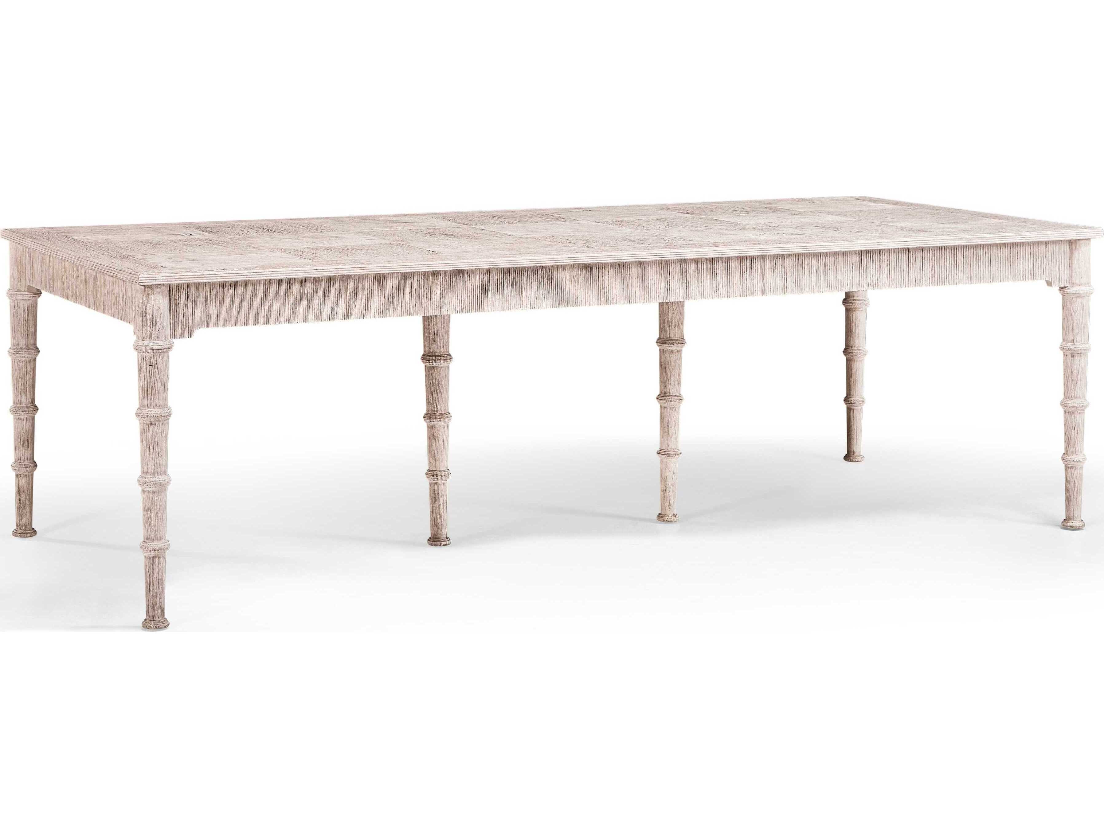 Jonathan Charles William Yeoward Rectangular Wood Washed Acacia Dining Table