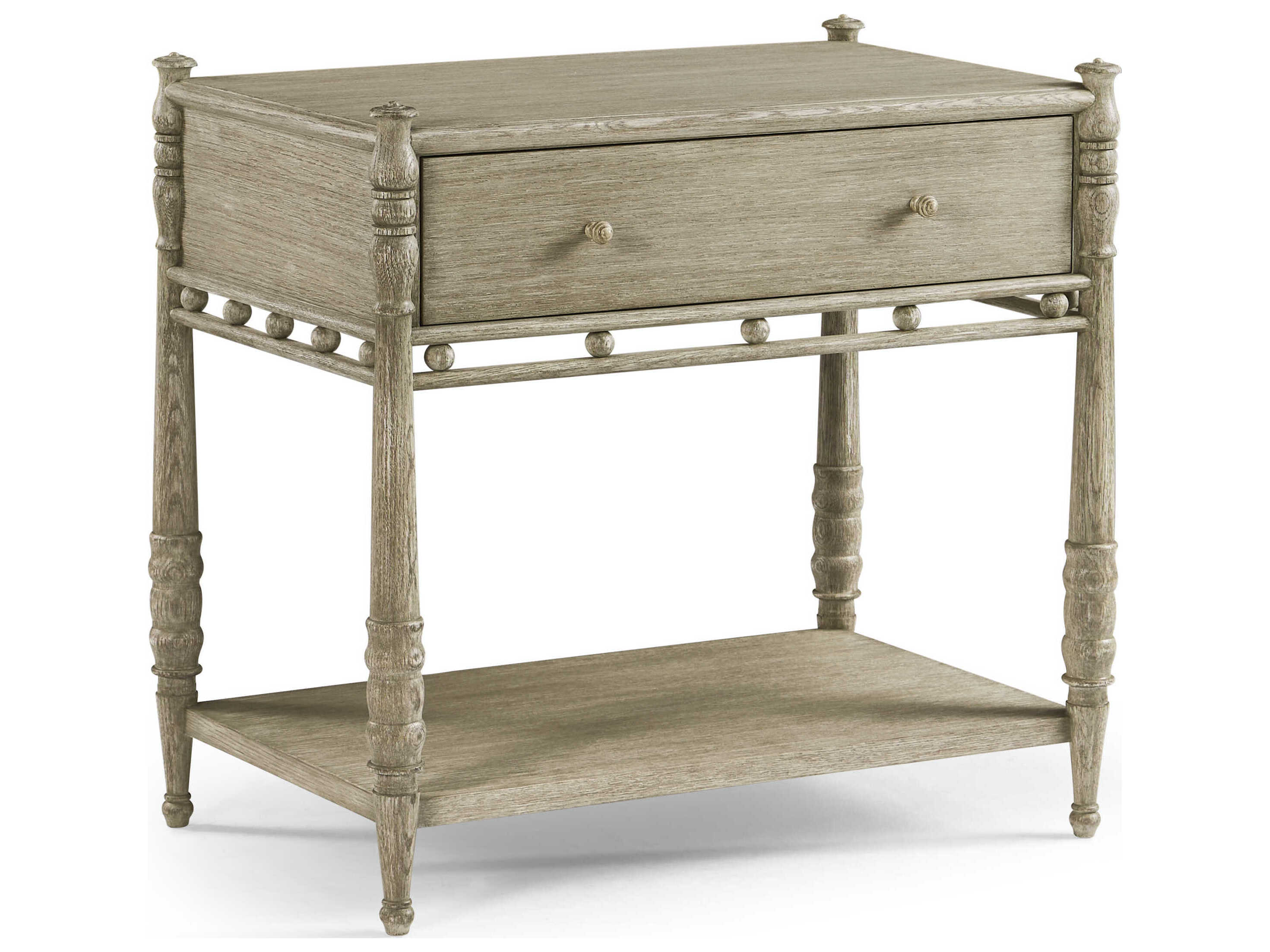 Jonathan Charles William Yeoward 1-Drawer Oak Wood Nightstand