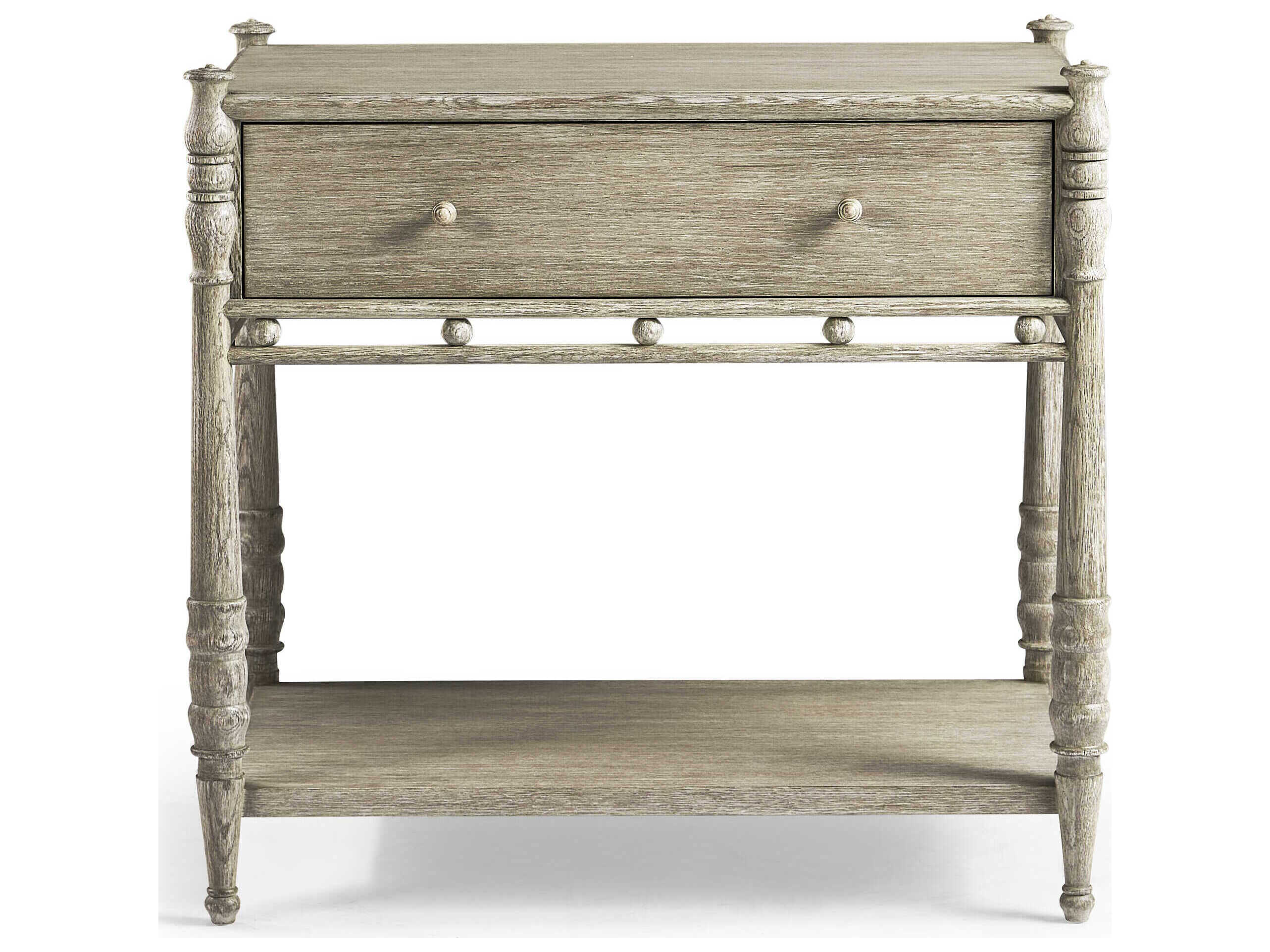 Jonathan Charles William Yeoward 1-Drawer Oak Wood Nightstand