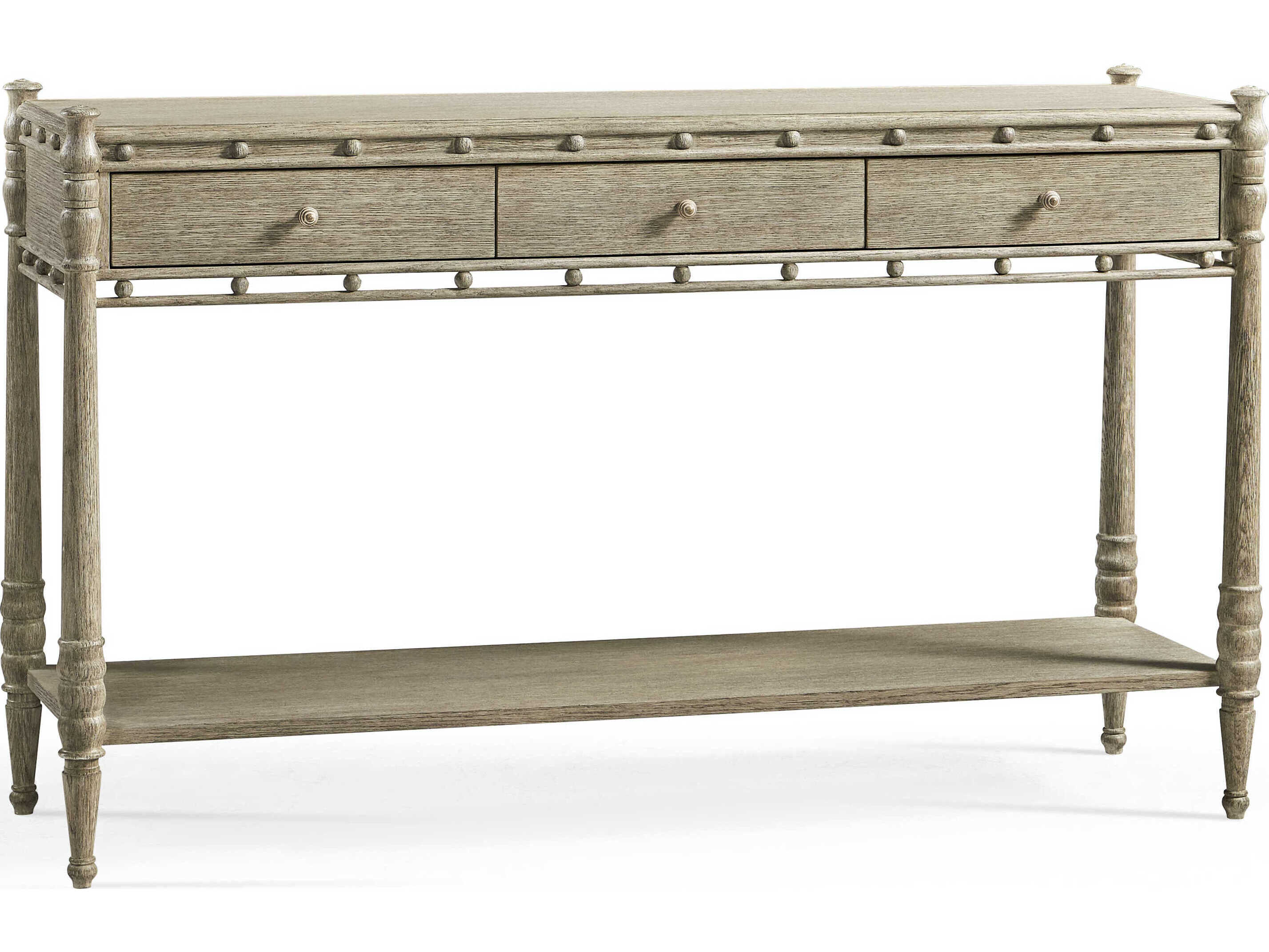 Jonathan Charles William Yeoward Rectangular Wood Greyed Oak Console Table