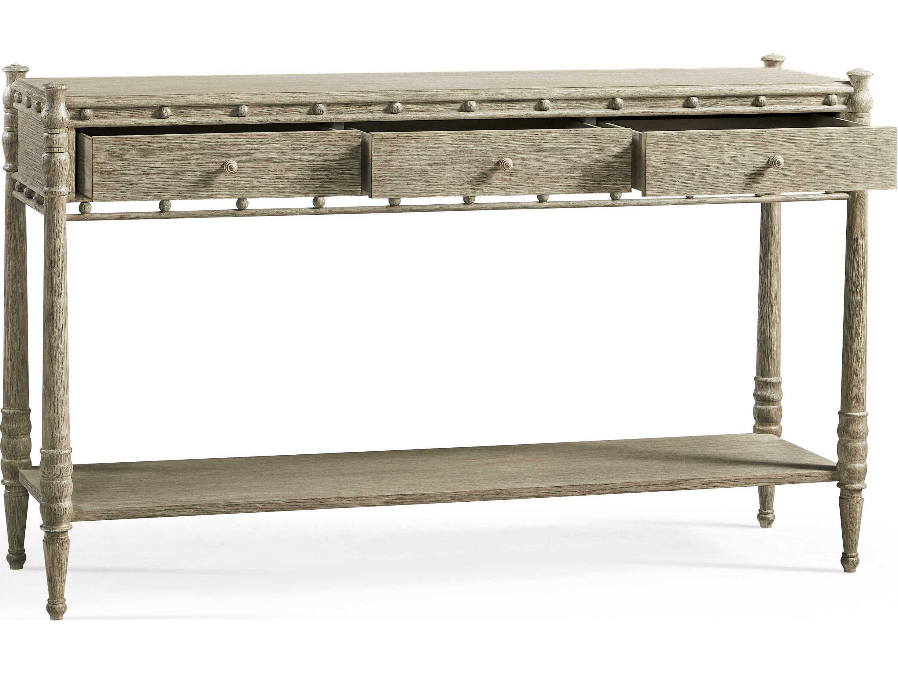 Jonathan Charles William Yeoward Rectangular Wood Greyed Oak Console Table