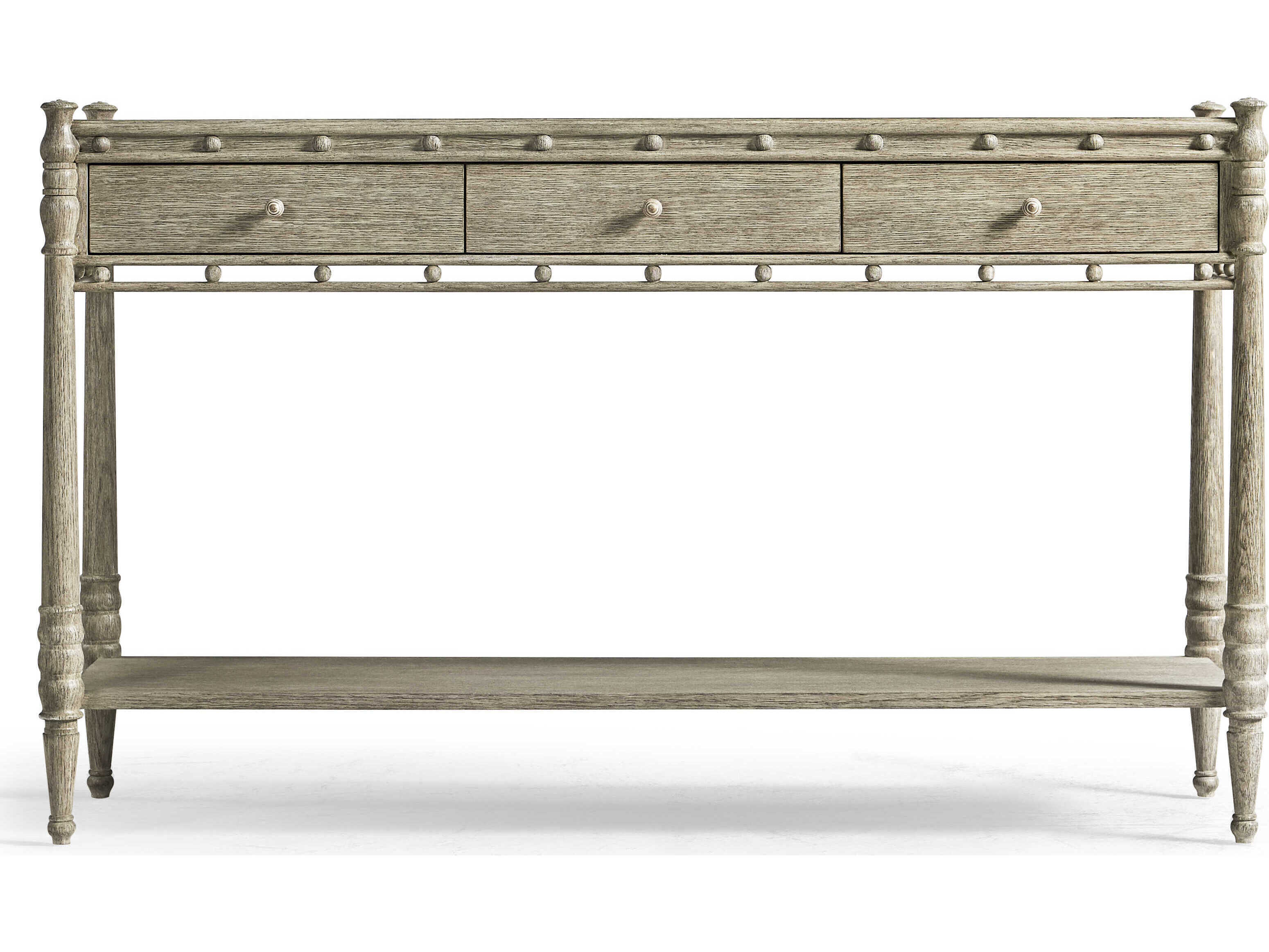 Jonathan Charles William Yeoward Rectangular Wood Greyed Oak Console Table