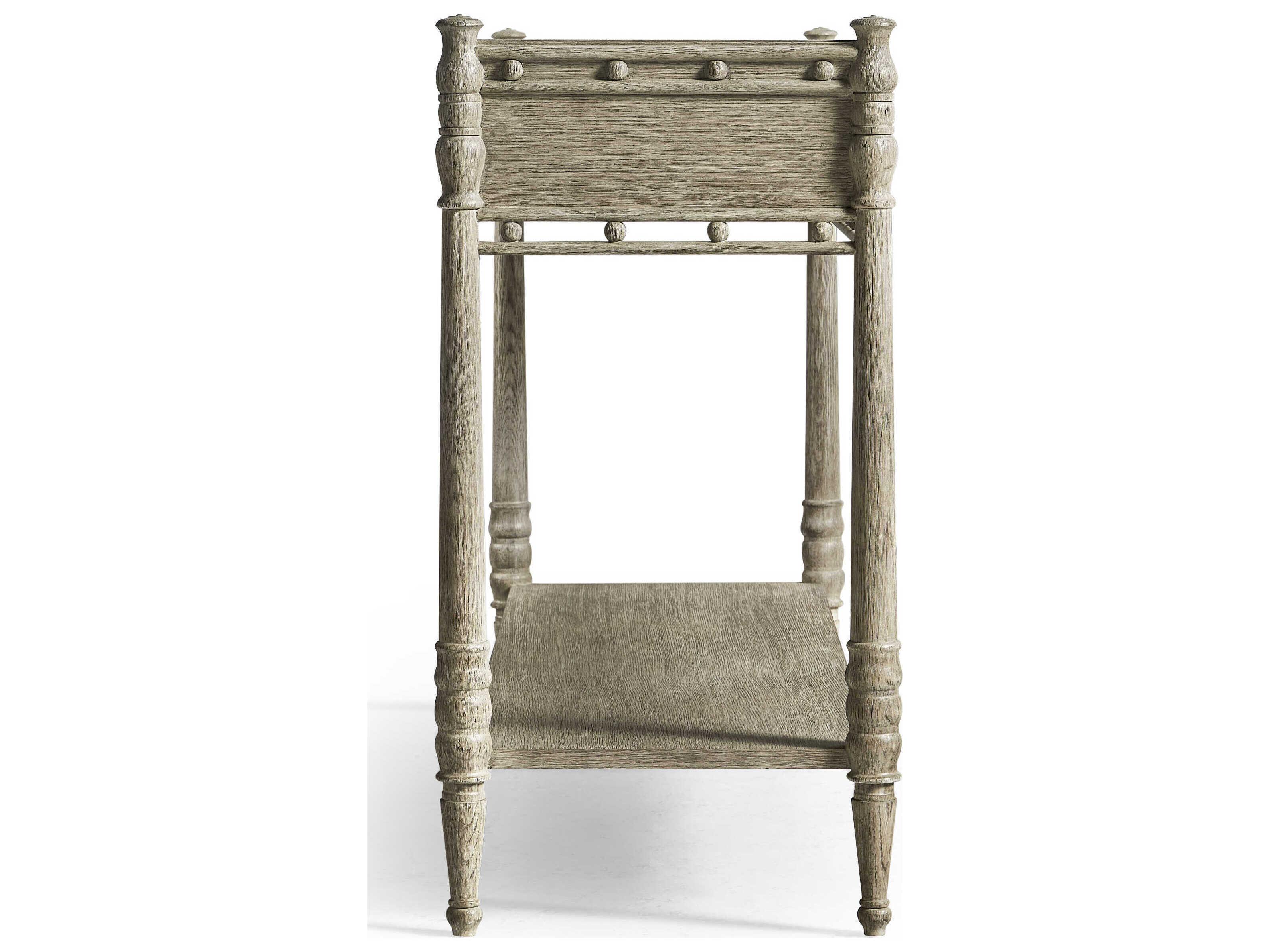 Jonathan Charles William Yeoward Rectangular Wood Greyed Oak Console Table