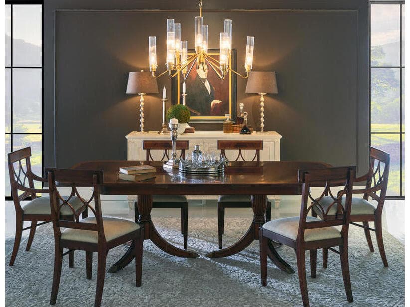 Jonathan Charles Jc Casual Acacia Wood Dining Room Set
