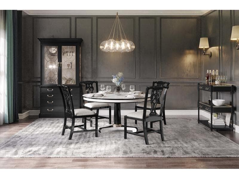 Jonathan Charles Reimagined Acacia Wood Dining Room Set