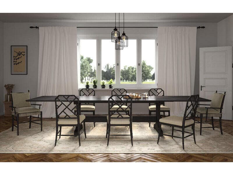 Jonathan Charles Timeless Oak Wood Dining Room Set