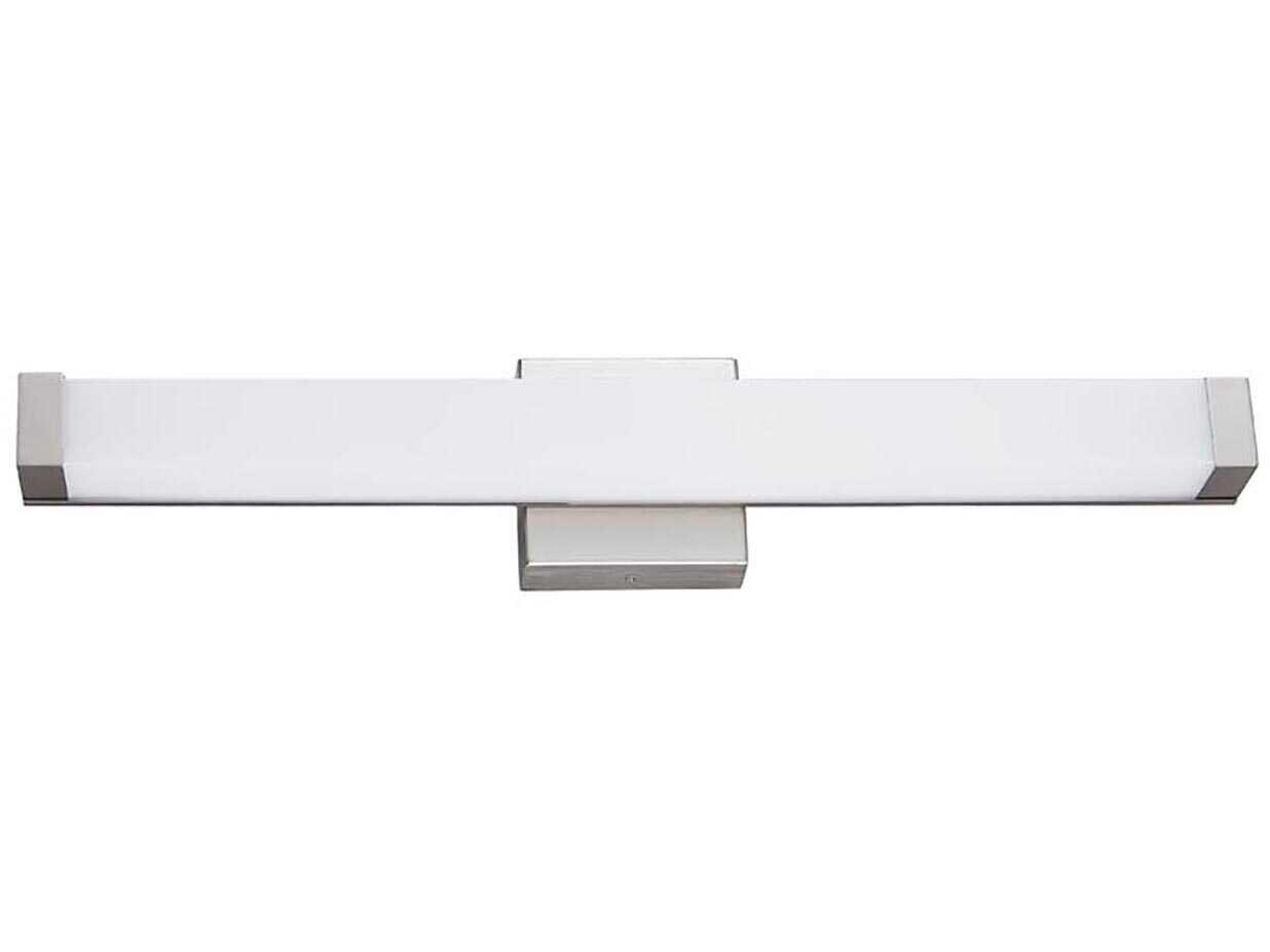 Justice Design Group Acryluxe Brushed Nickel LED Vanity Light