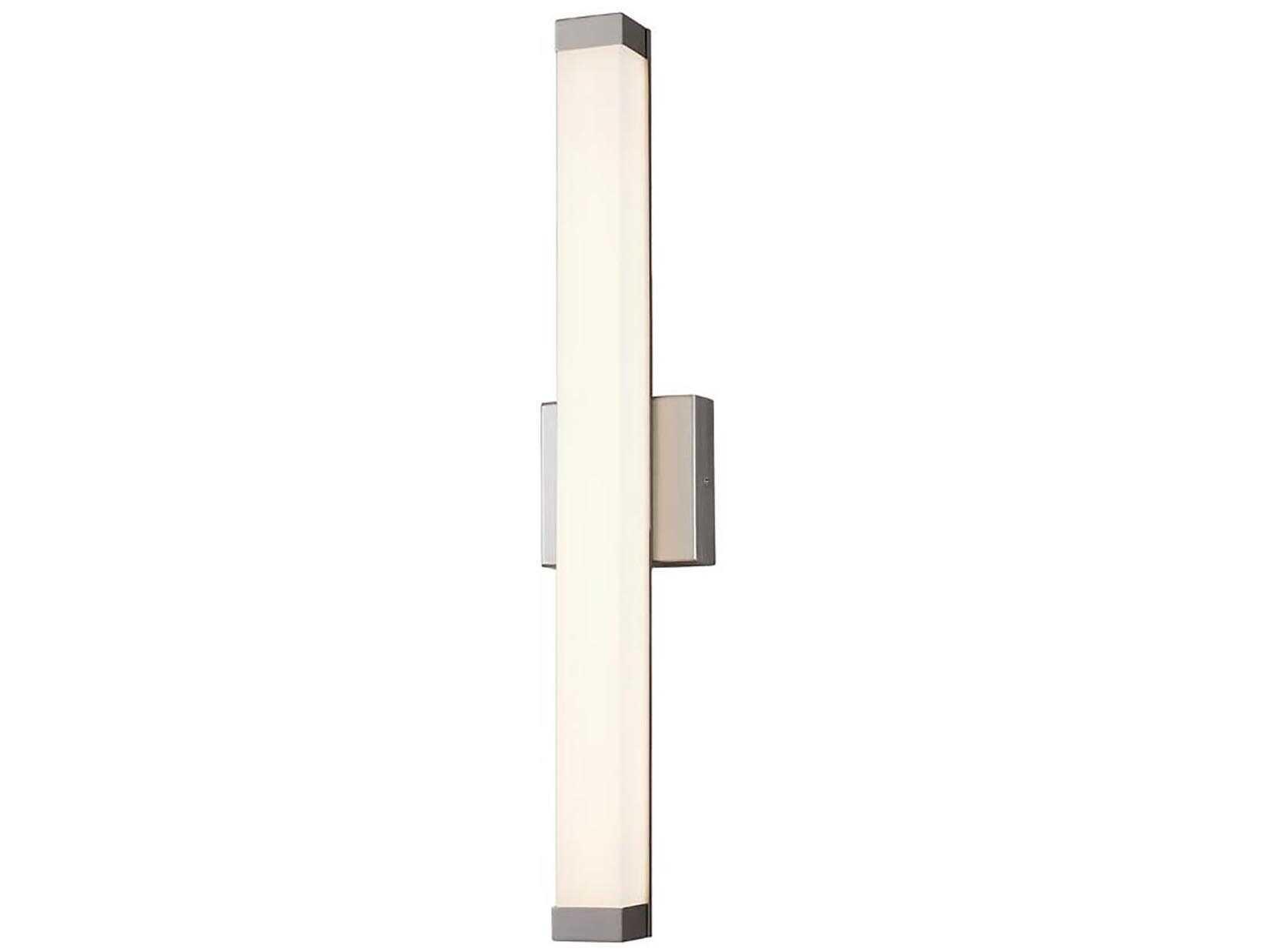 Justice Design Group Acryluxe Brushed Nickel LED Vanity Light